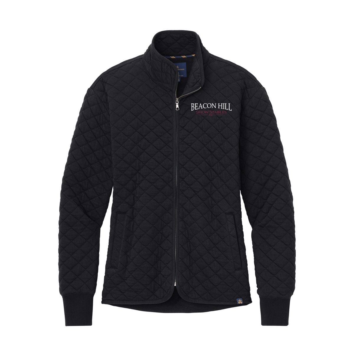 Beacon Hill Women's Brooks Brothers Diamond Quilt Full Zip