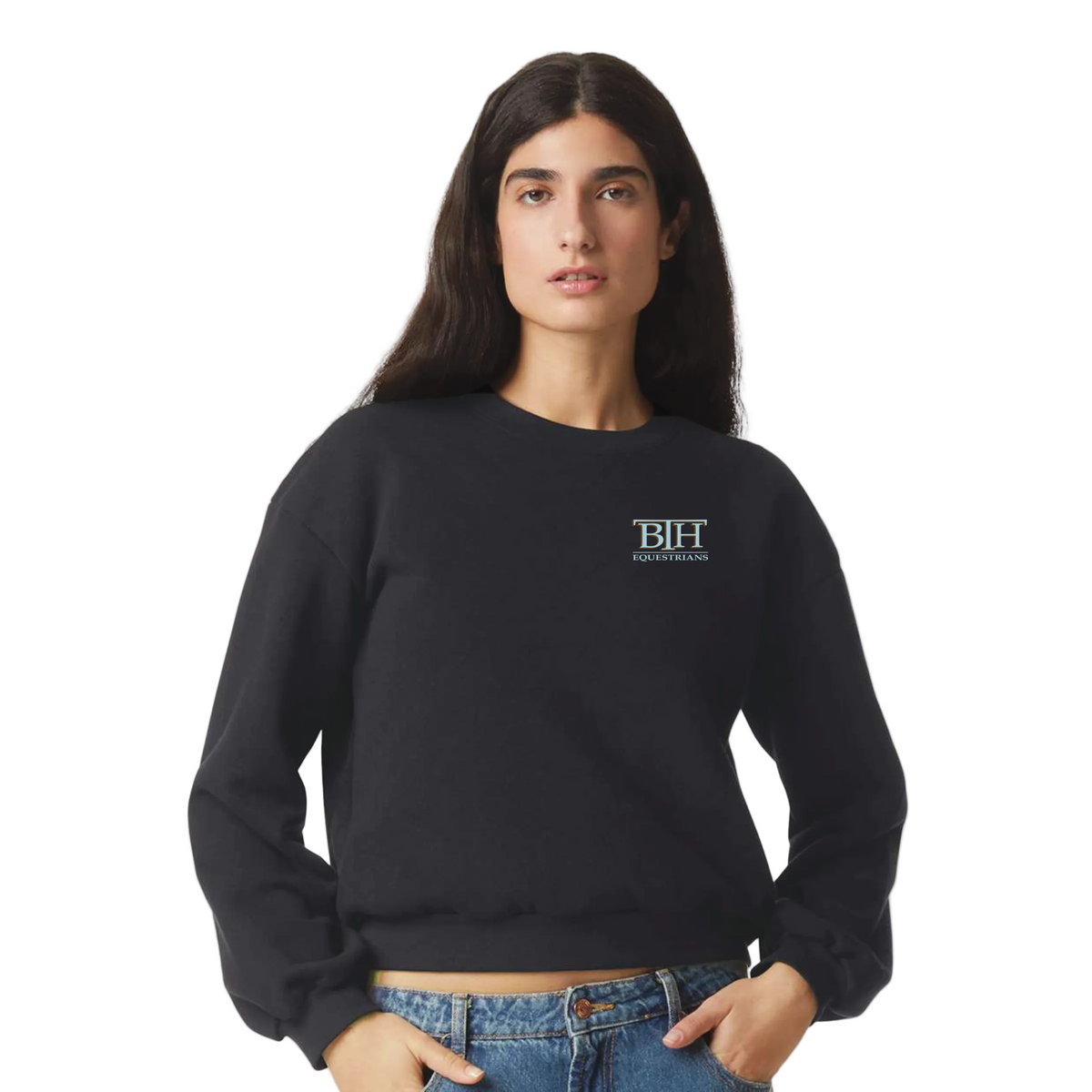 BTH Equestrians Women's American Apparel ReFlex Fleece Crewneck Sweatshirt