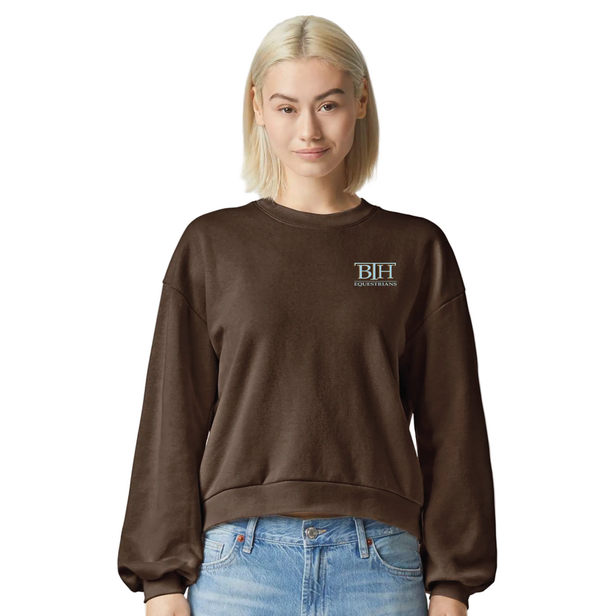 BTH Equestrians Women's American Apparel ReFlex Fleece Crewneck Sweatshirt