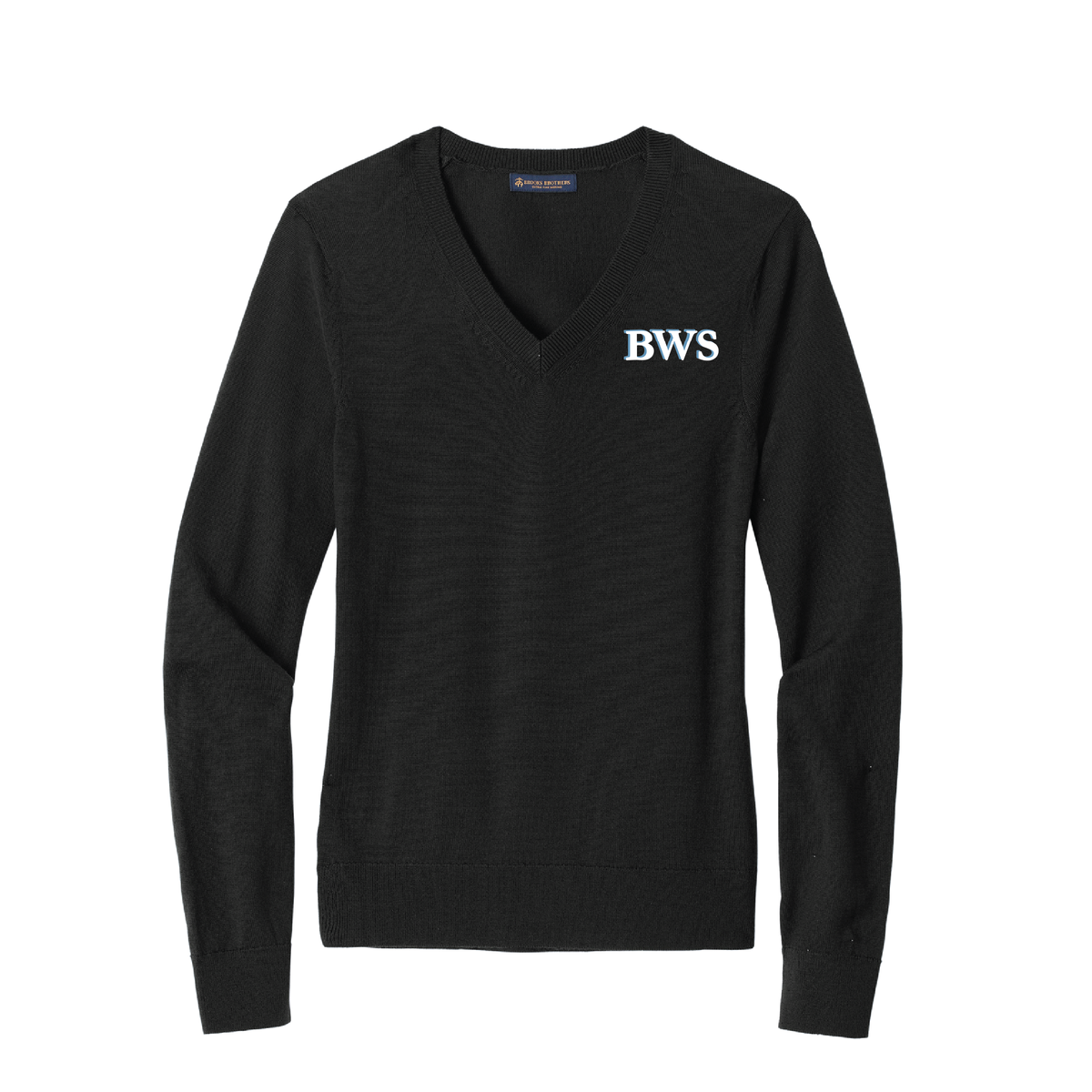 Beechwood Stables Women's Brooks Brothers Washable Merino Wool V-Neck Sweater