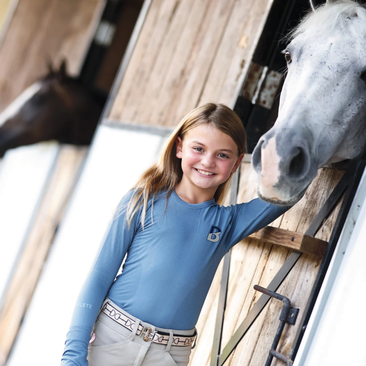 Balmoral Youth TKEQ MINI Kennedy Seamless Long Sleeve