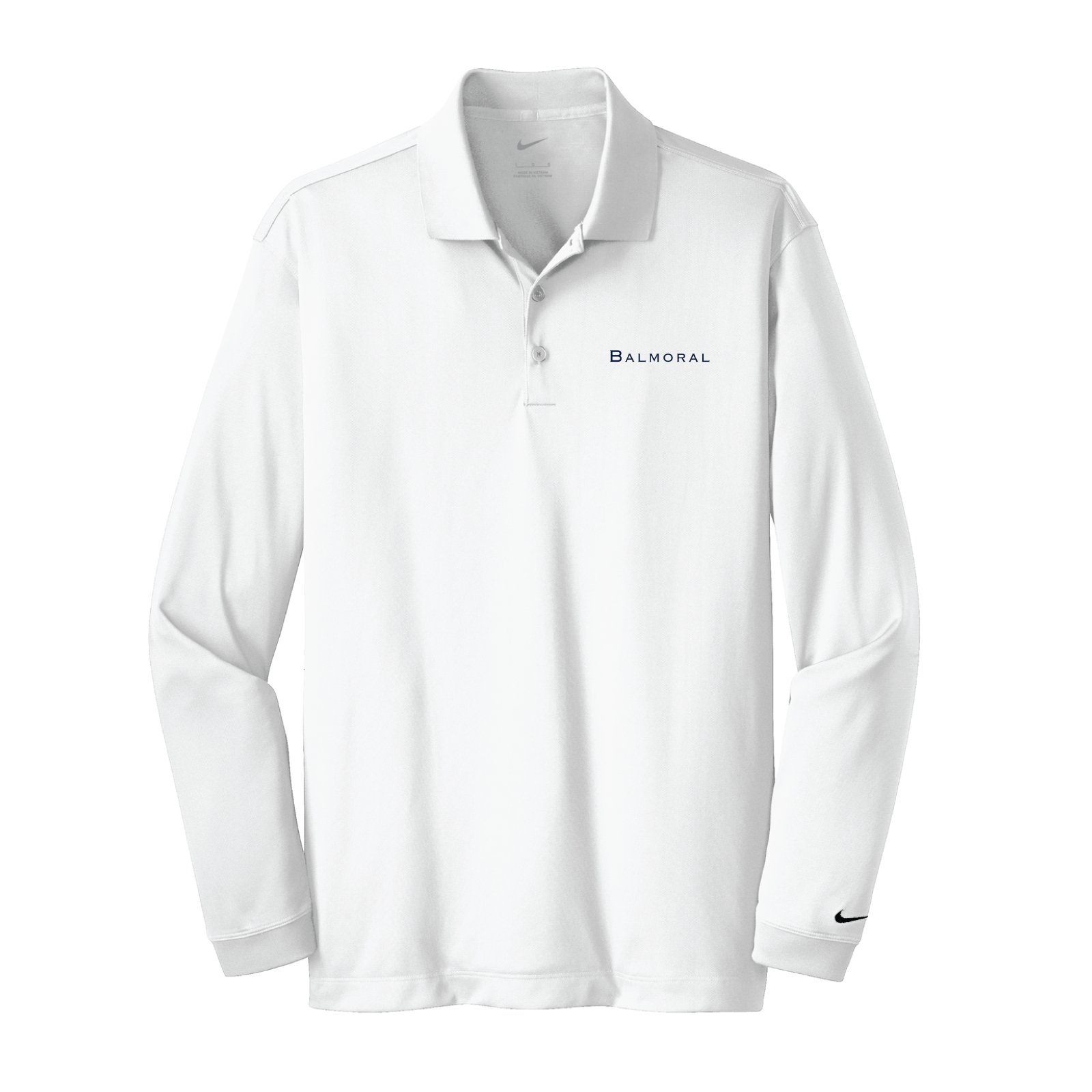 Balmoral Men's Nike Long Sleeve Stretch Dri-FIT Polo