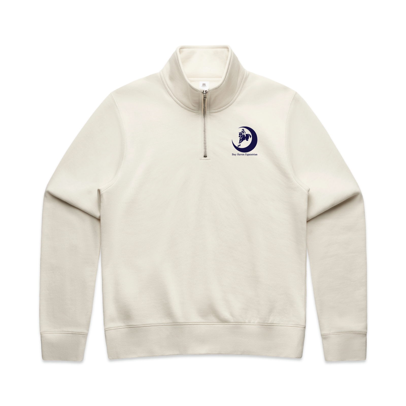 Bay Haven Women's AS Colour Stencil Half Zip Crew