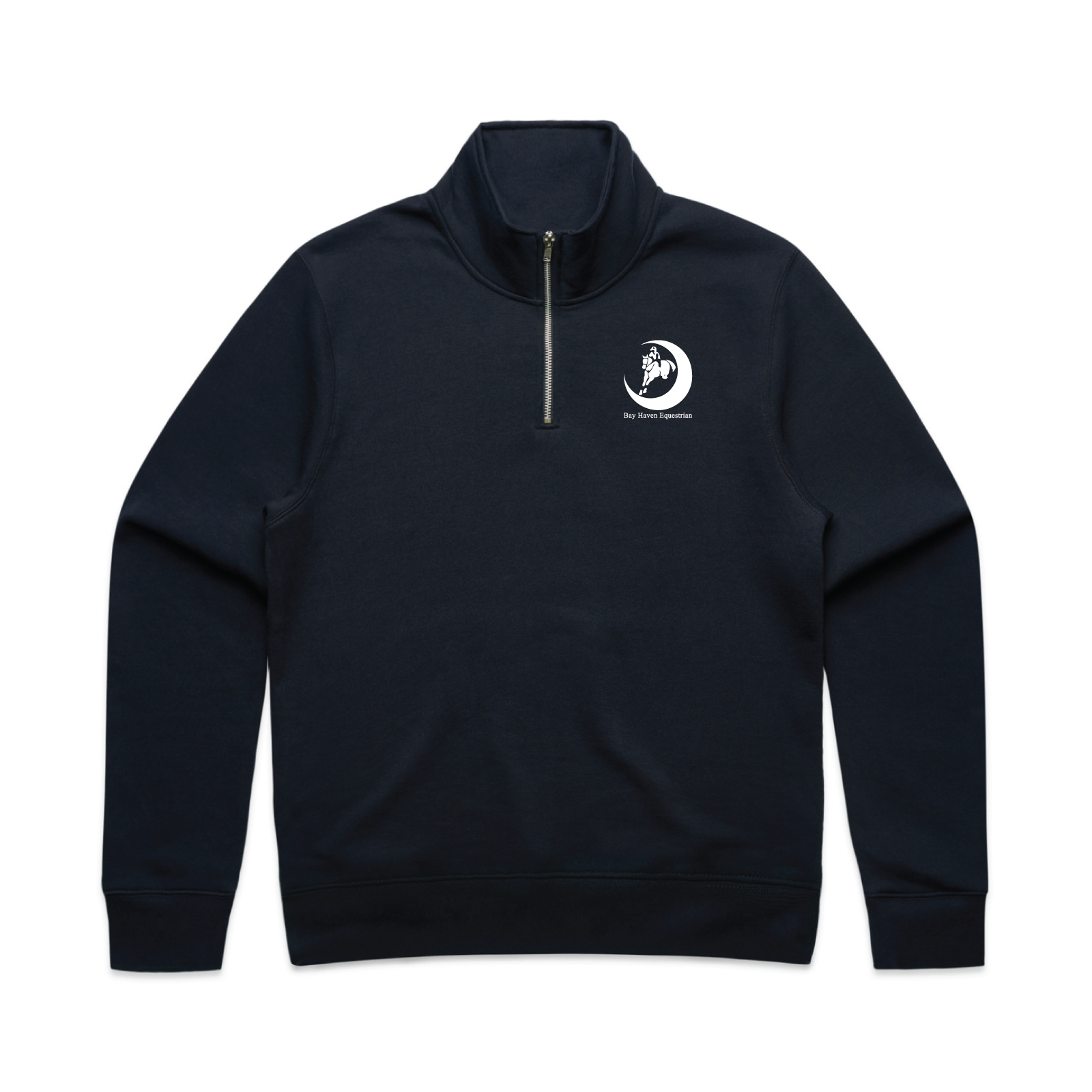 Bay Haven Women's AS Colour Stencil Half Zip Crew