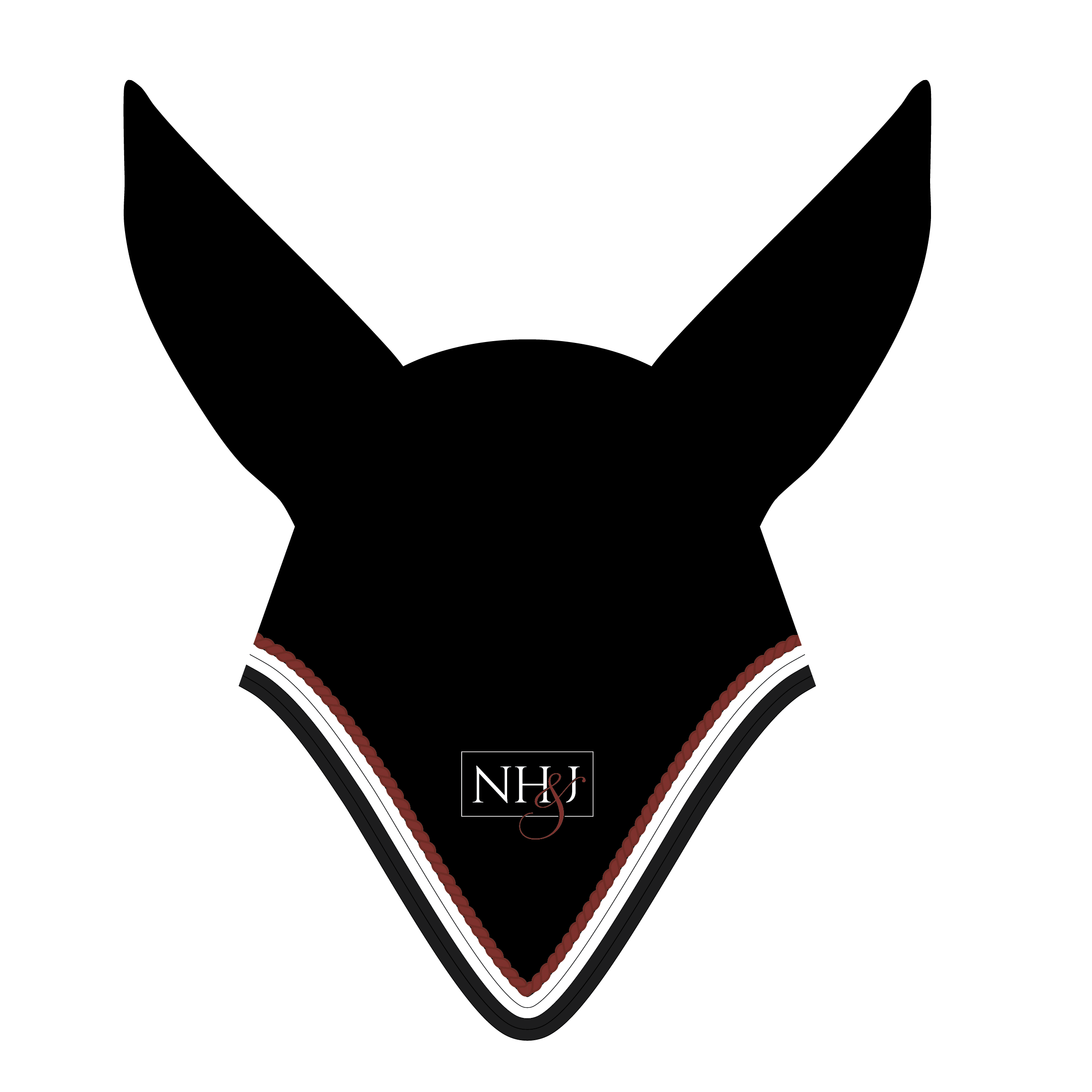 Noble Jumpers Talisman Tie-Down Jumping Bonnet with NO Rhinestones