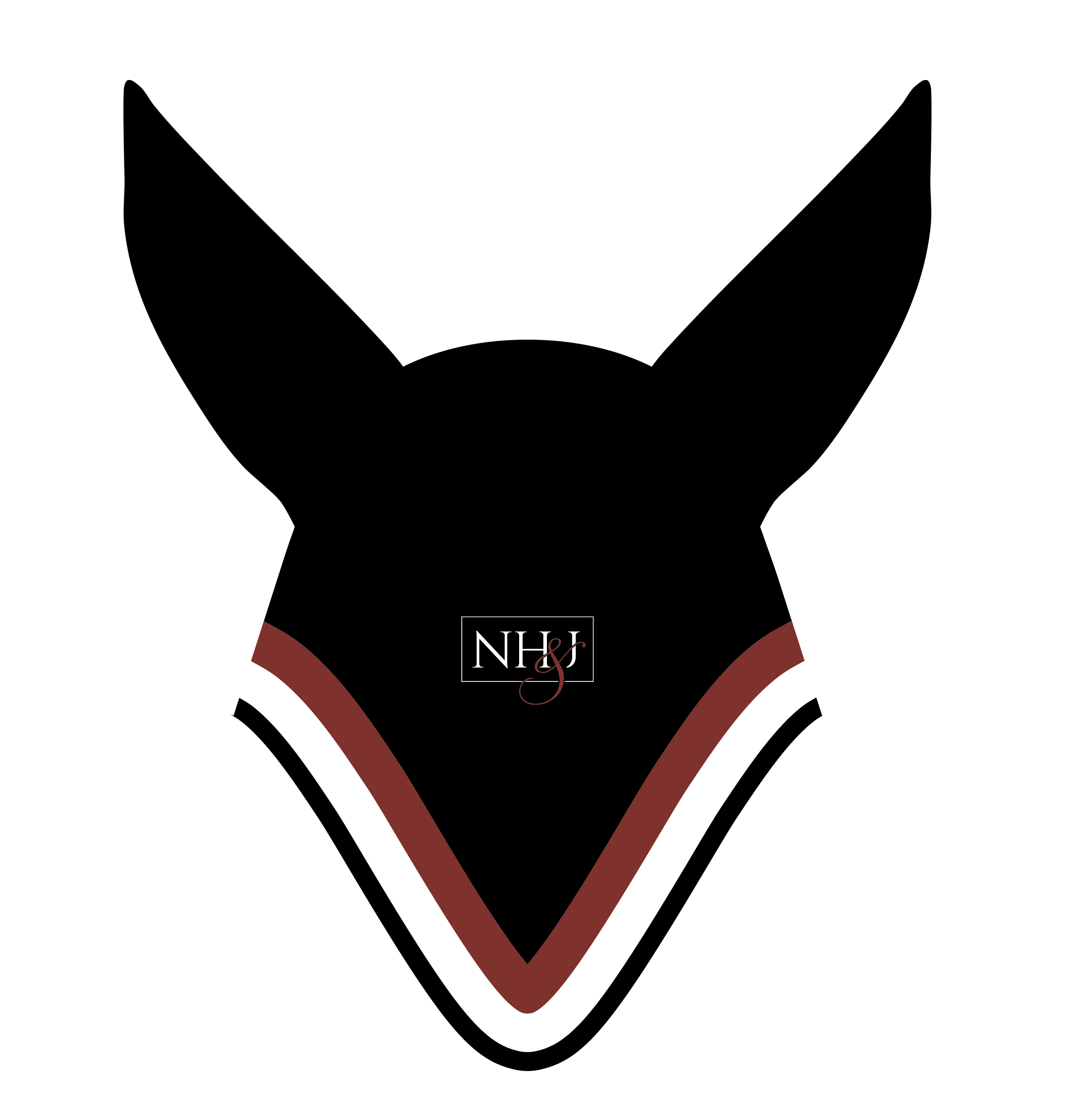 Noble Jumpers Talisman Tie-Down Jumping Bonnet with NO Rhinestones