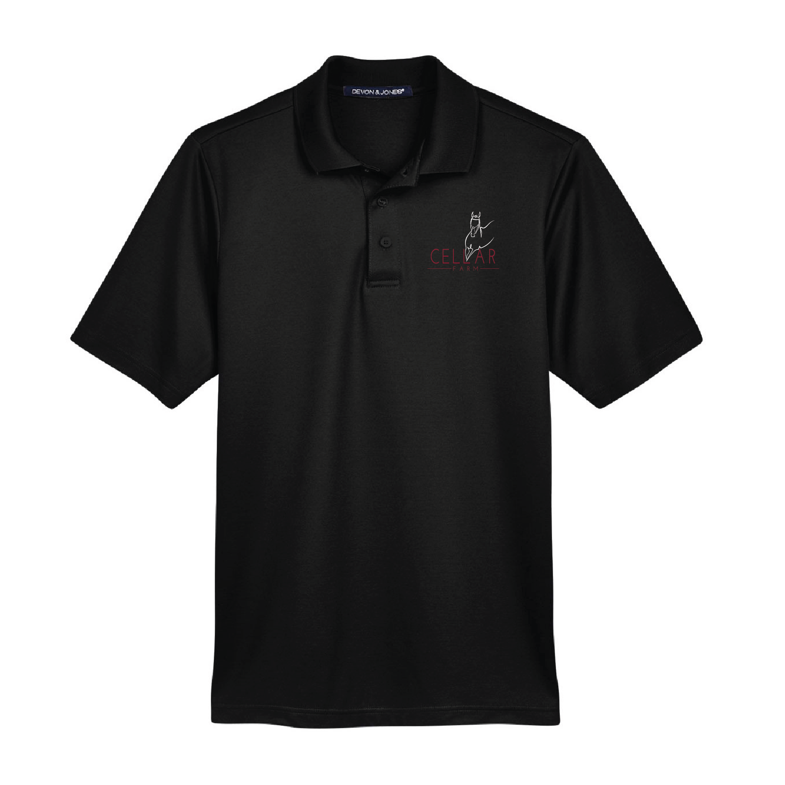 Cellar Farm Men's Devon & Jones Performance Polo