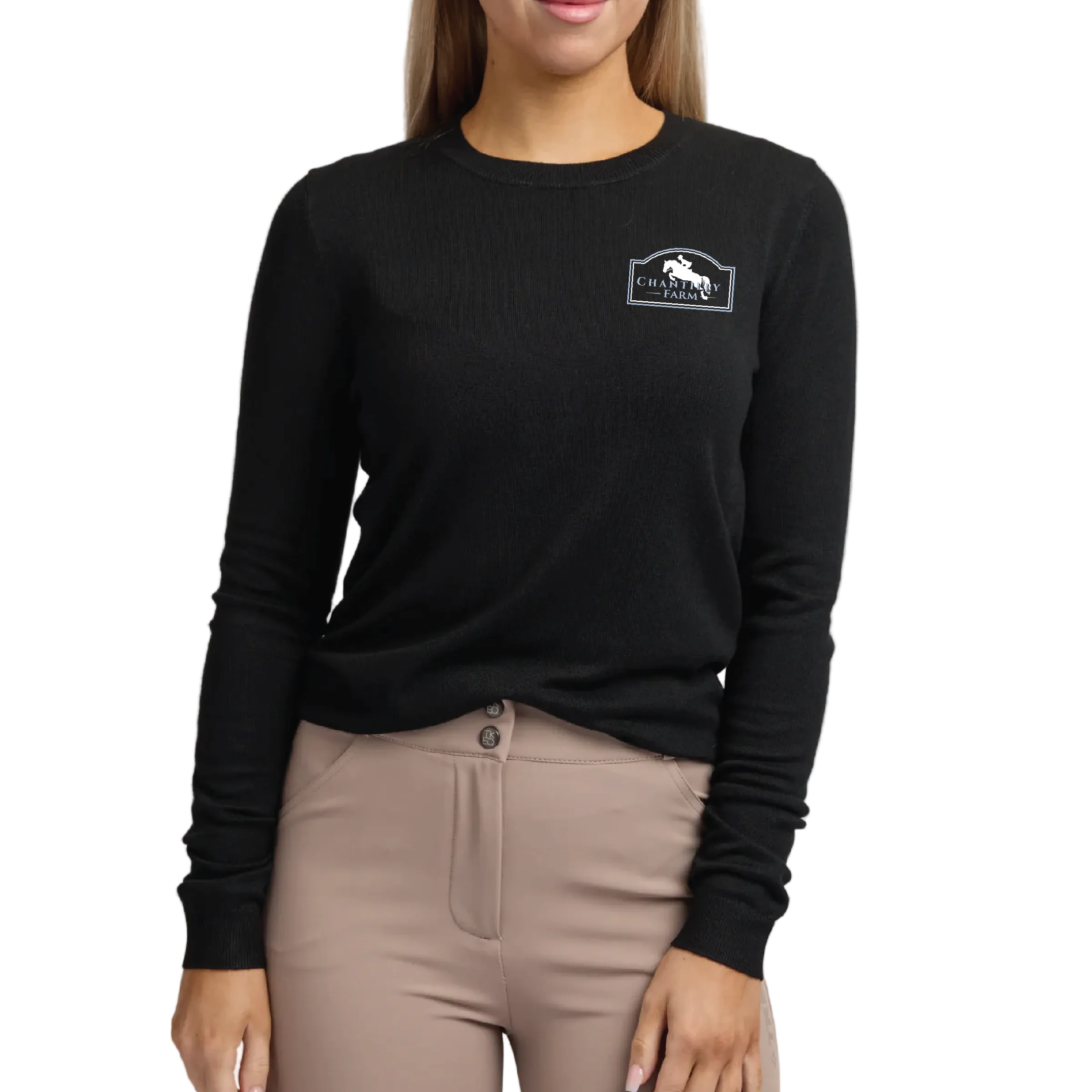 Chantilly Farm Women's TKEQ Essential Crewneck Sweater