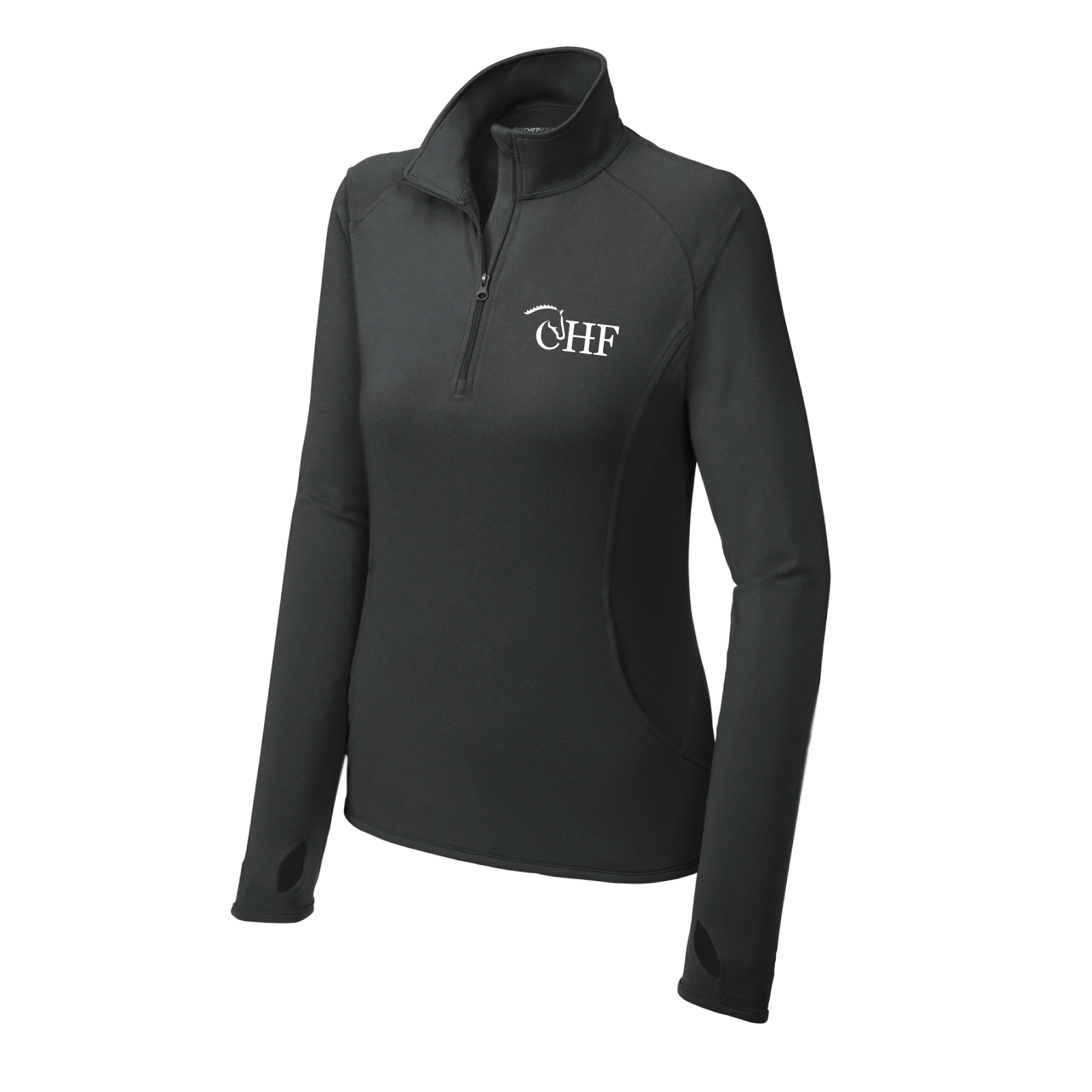 CHF Women's Sport-Tek Sport-Wick Stretch 1/4 Zip Pullover