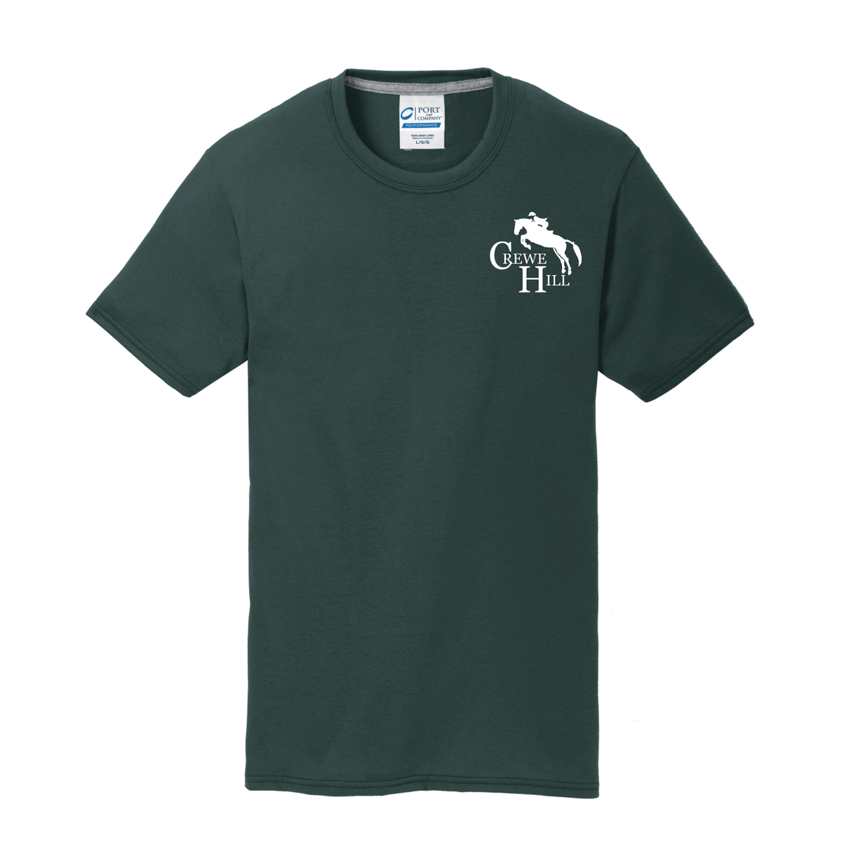 Crewe Hill Men's Port & Co Performance Blend Tee