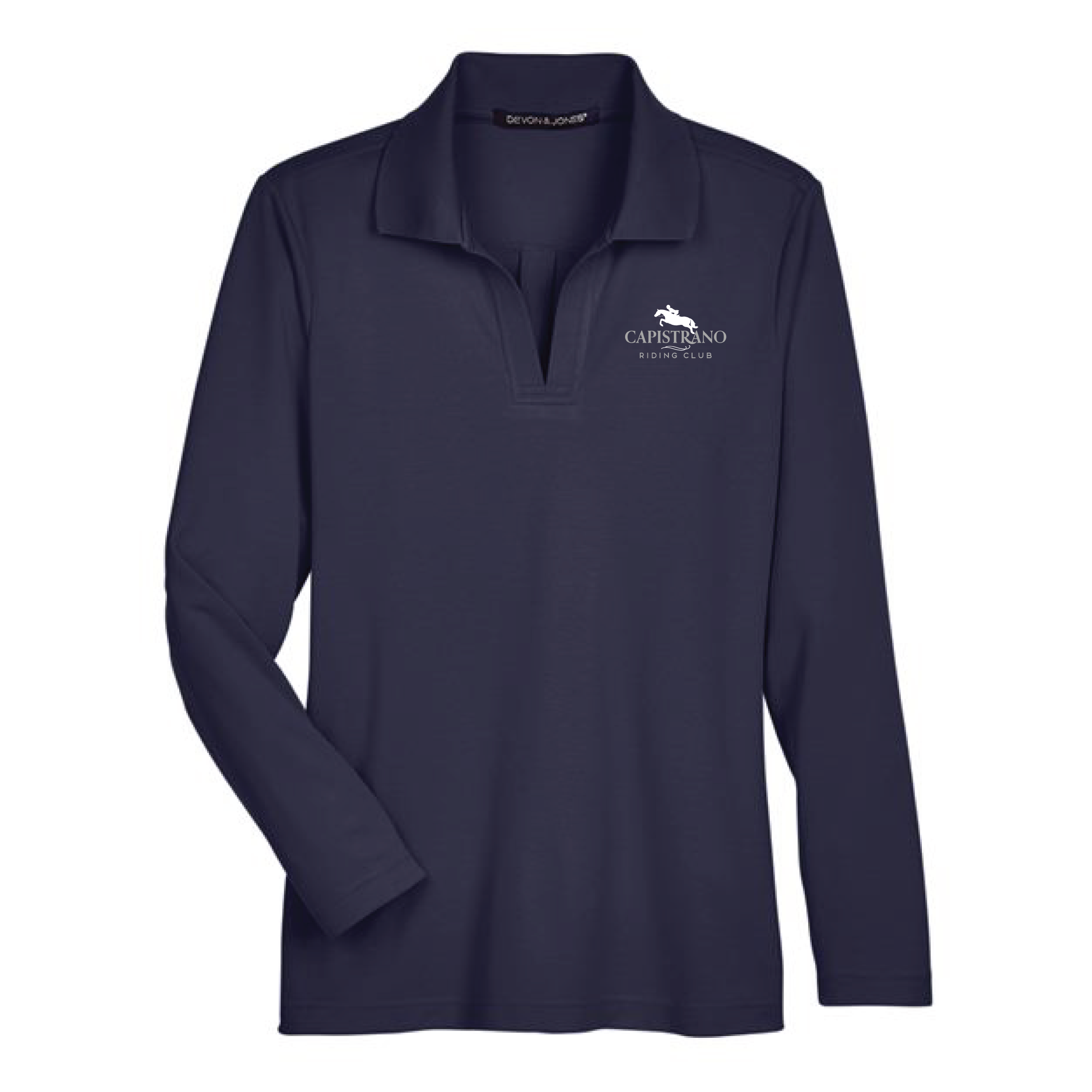 Capistrano Riding Club Women's Devon & Jones Long Sleeve Performance Polo