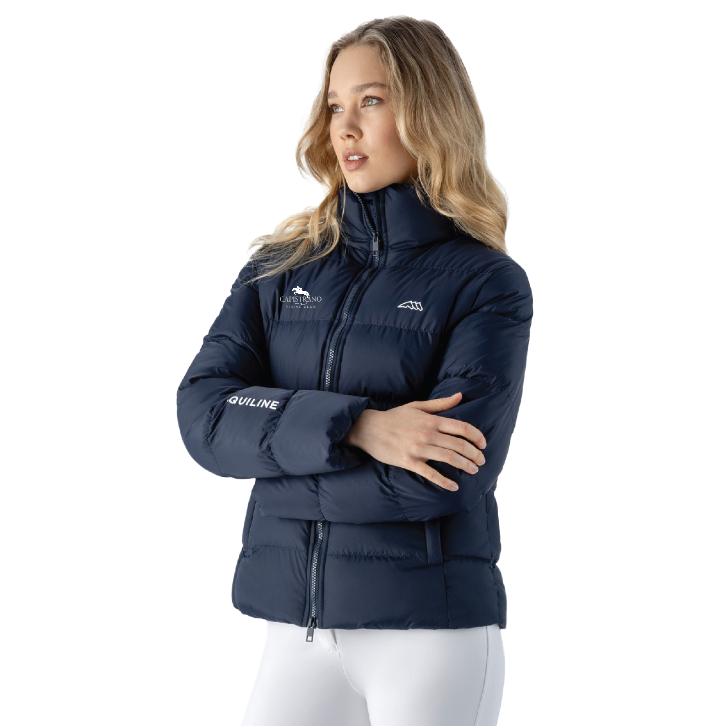 Capistrano Riding Club Women's Equiline EQESATEK Padded Blue Jacket