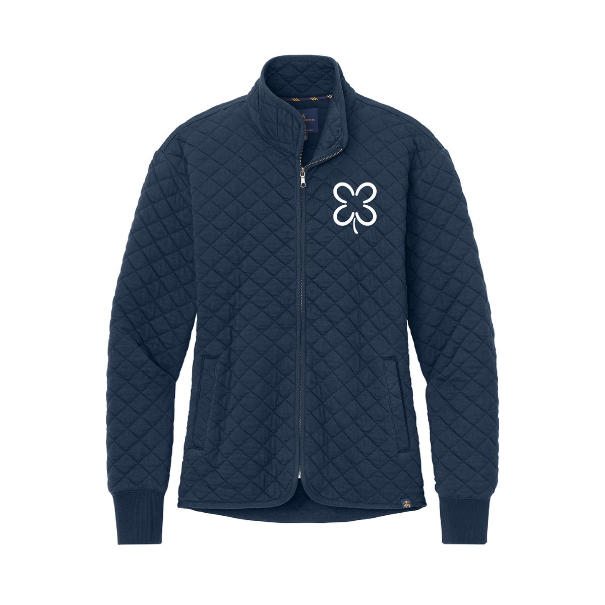 Clover Stone Ranch Women's Brooks Brothers Diamond Quilt Full Zip