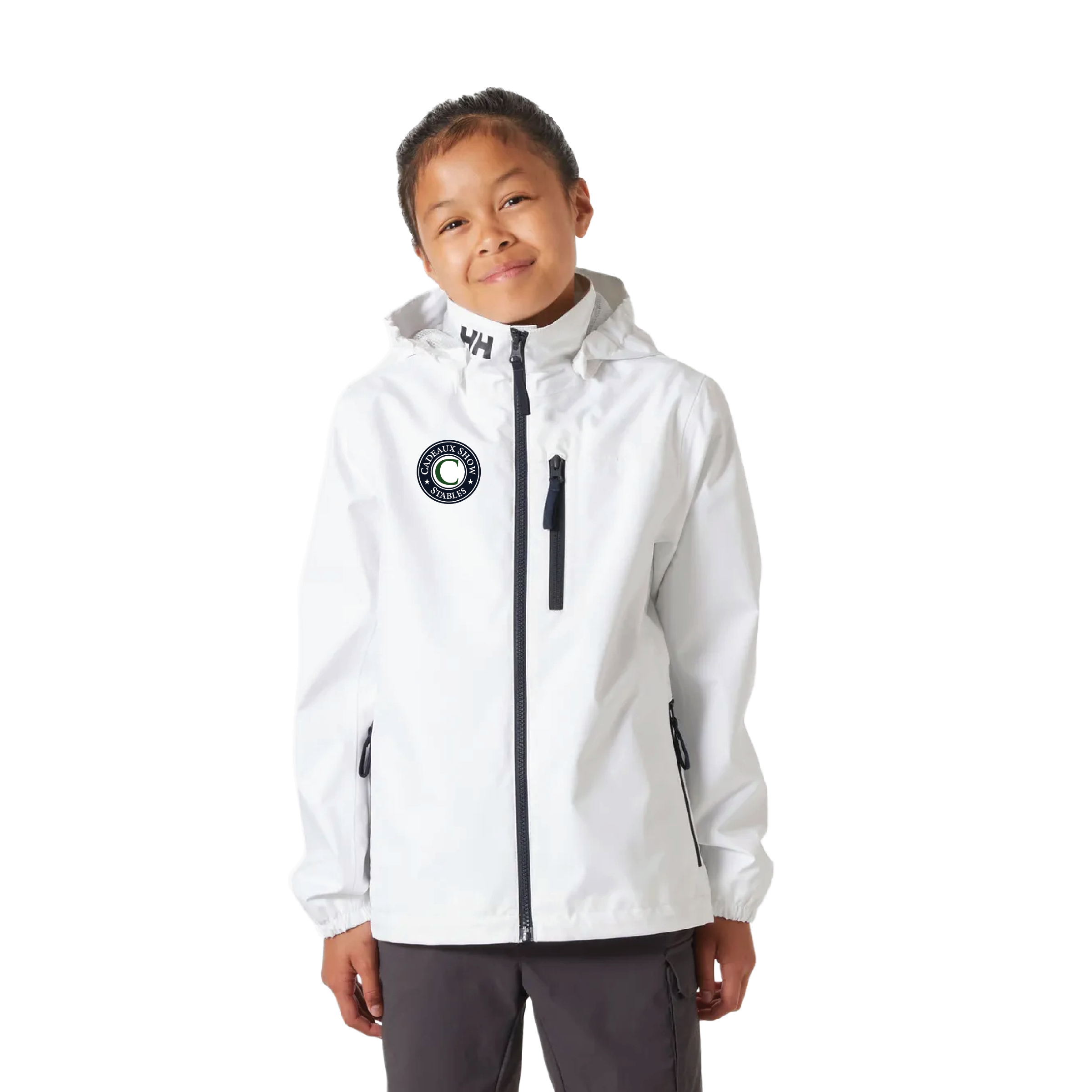 Cadeaux Show Stables Juniors' Helly Hansen Crew Hooded Jacket