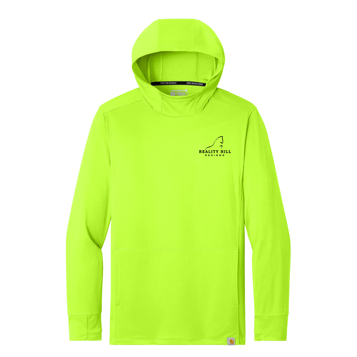Men's Carhartt Force Sun Defender Long Sleeve Hooded T-Shirt