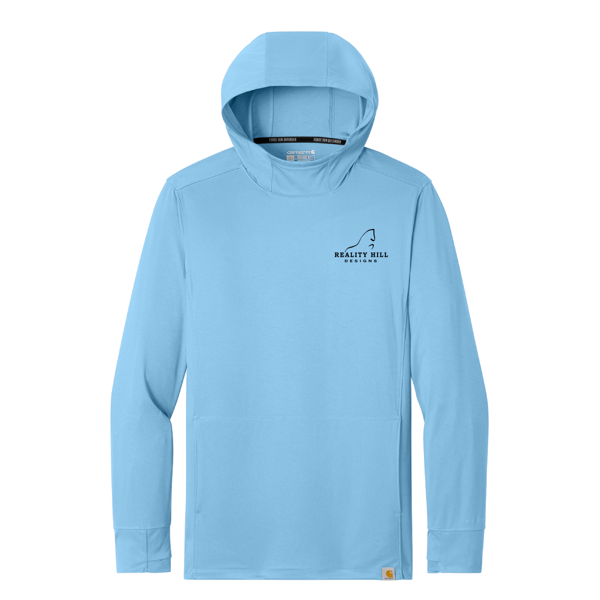 Men's Carhartt Force Sun Defender Long Sleeve Hooded T-Shirt