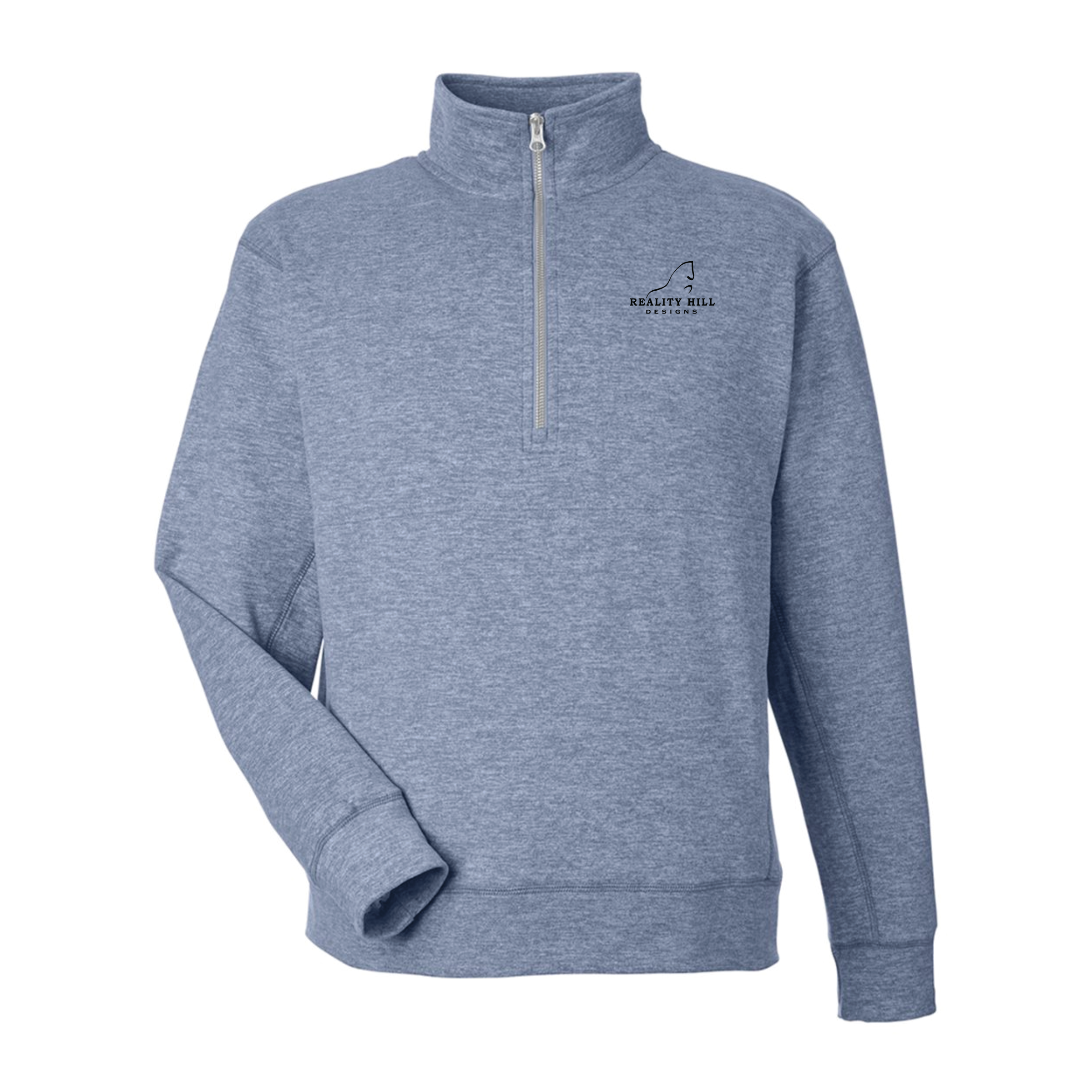 Men's J. America Electric Fleece Quarter Zip Sweatshirt