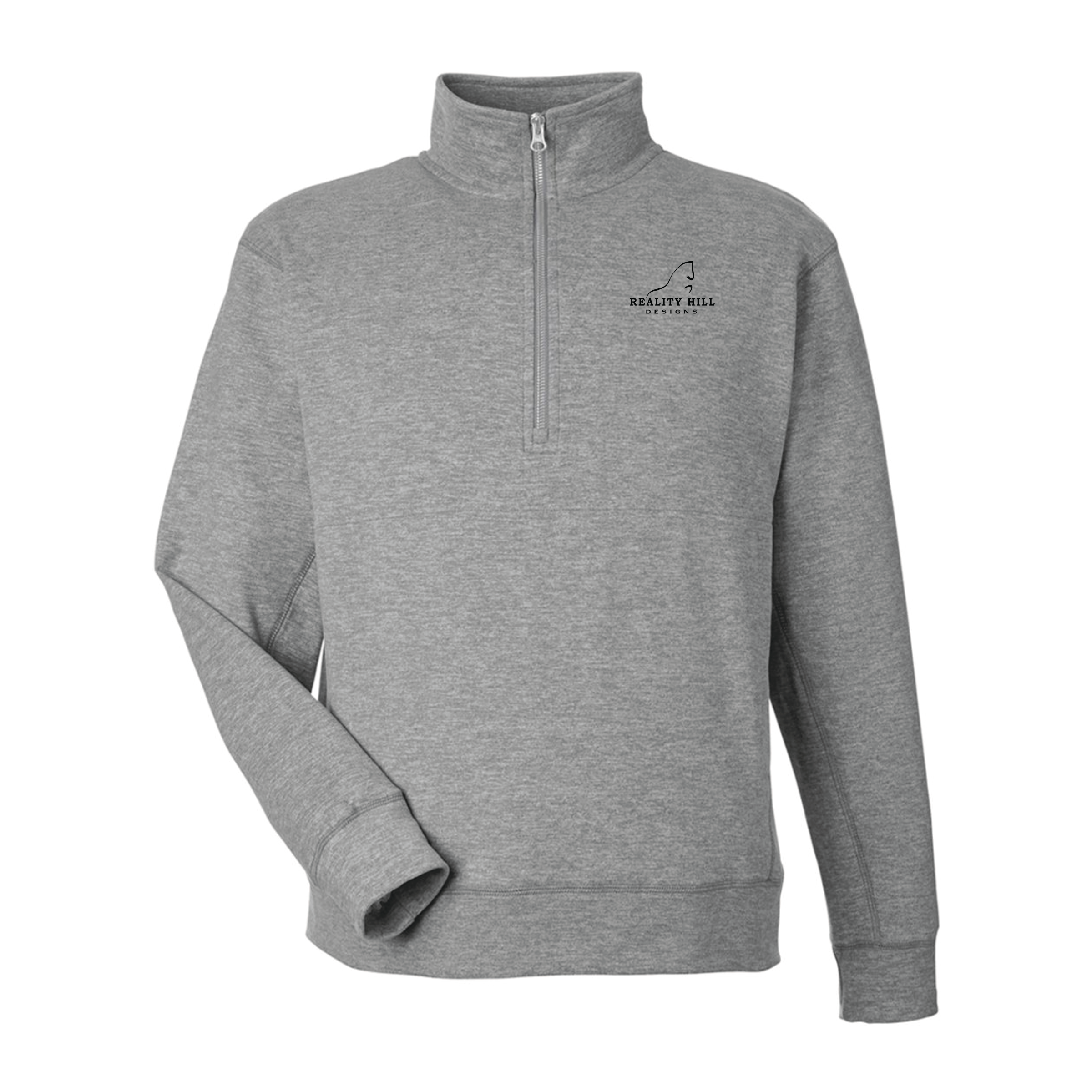 Men's J. America Electric Fleece Quarter Zip Sweatshirt