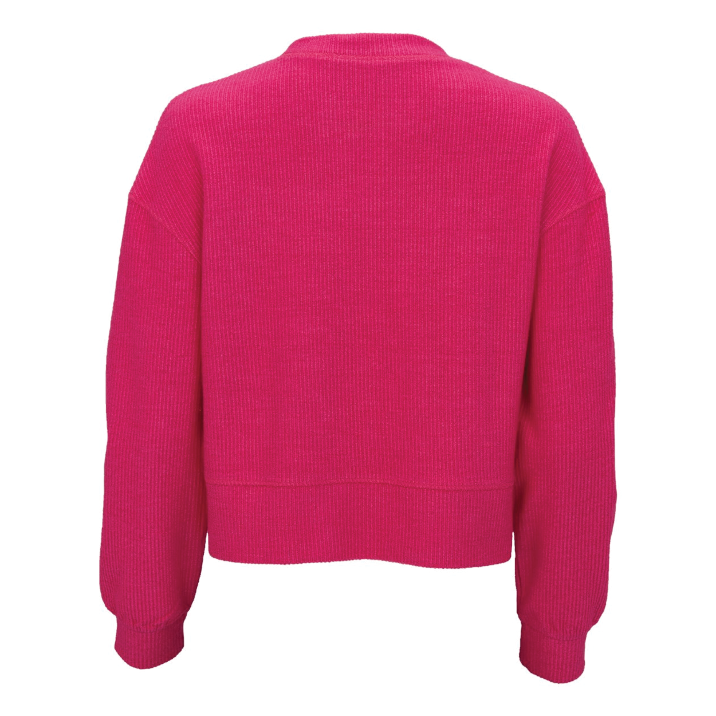 Women's Boxercraft Rib Knit Corded Boxy Crewneck Sweatshirt