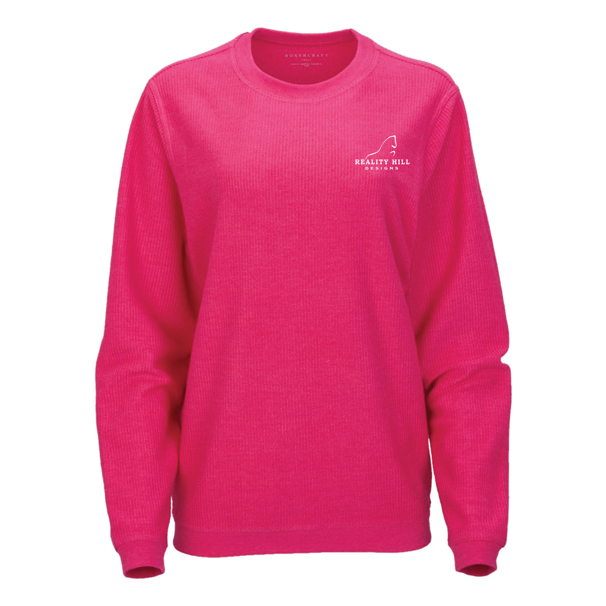 Unisex Boxercraft Corded Crewneck Sweatshirt