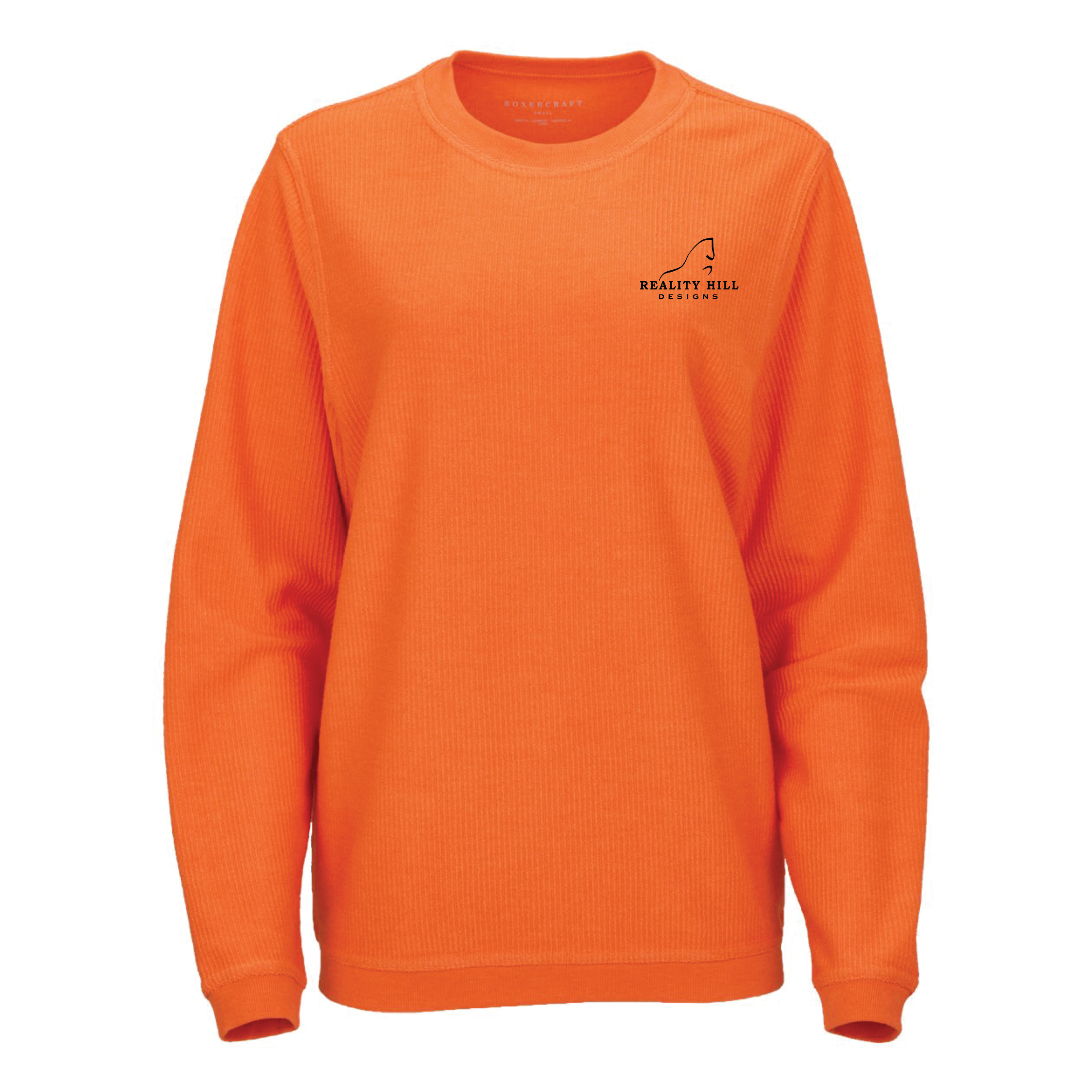 Unisex Boxercraft Corded Crewneck Sweatshirt