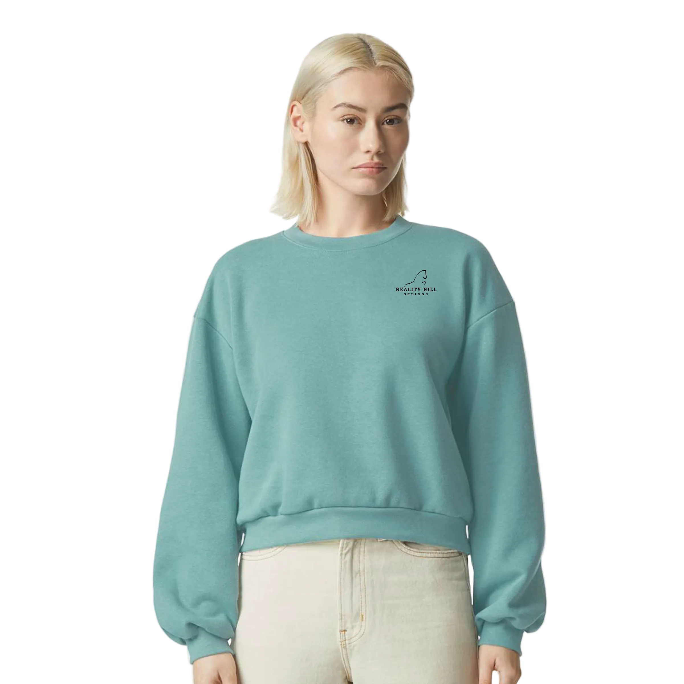 Women's American Apparel ReFlex Fleece Crewneck Sweatshirt