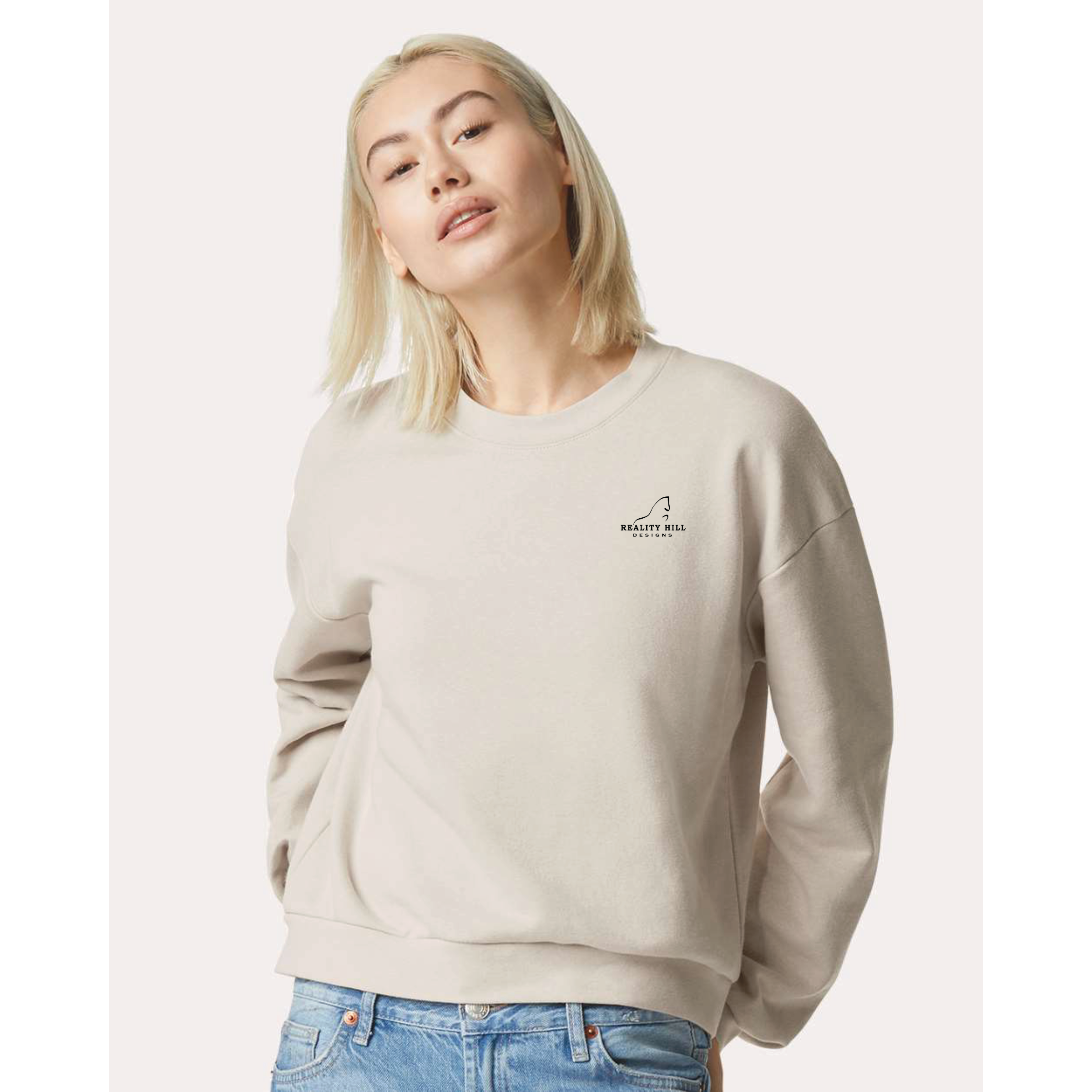 Women's American Apparel ReFlex Fleece Crewneck Sweatshirt