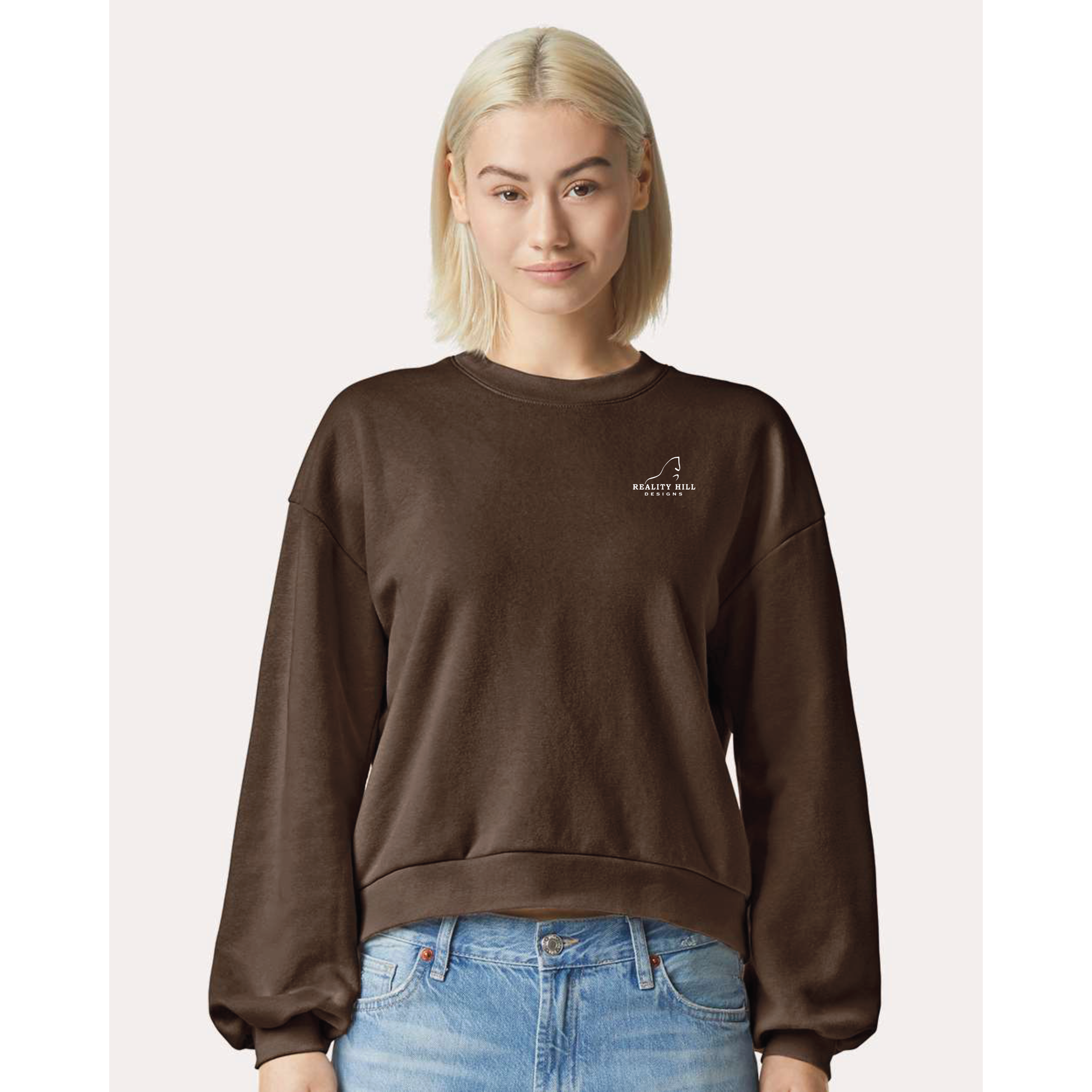 Women's American Apparel ReFlex Fleece Crewneck Sweatshirt