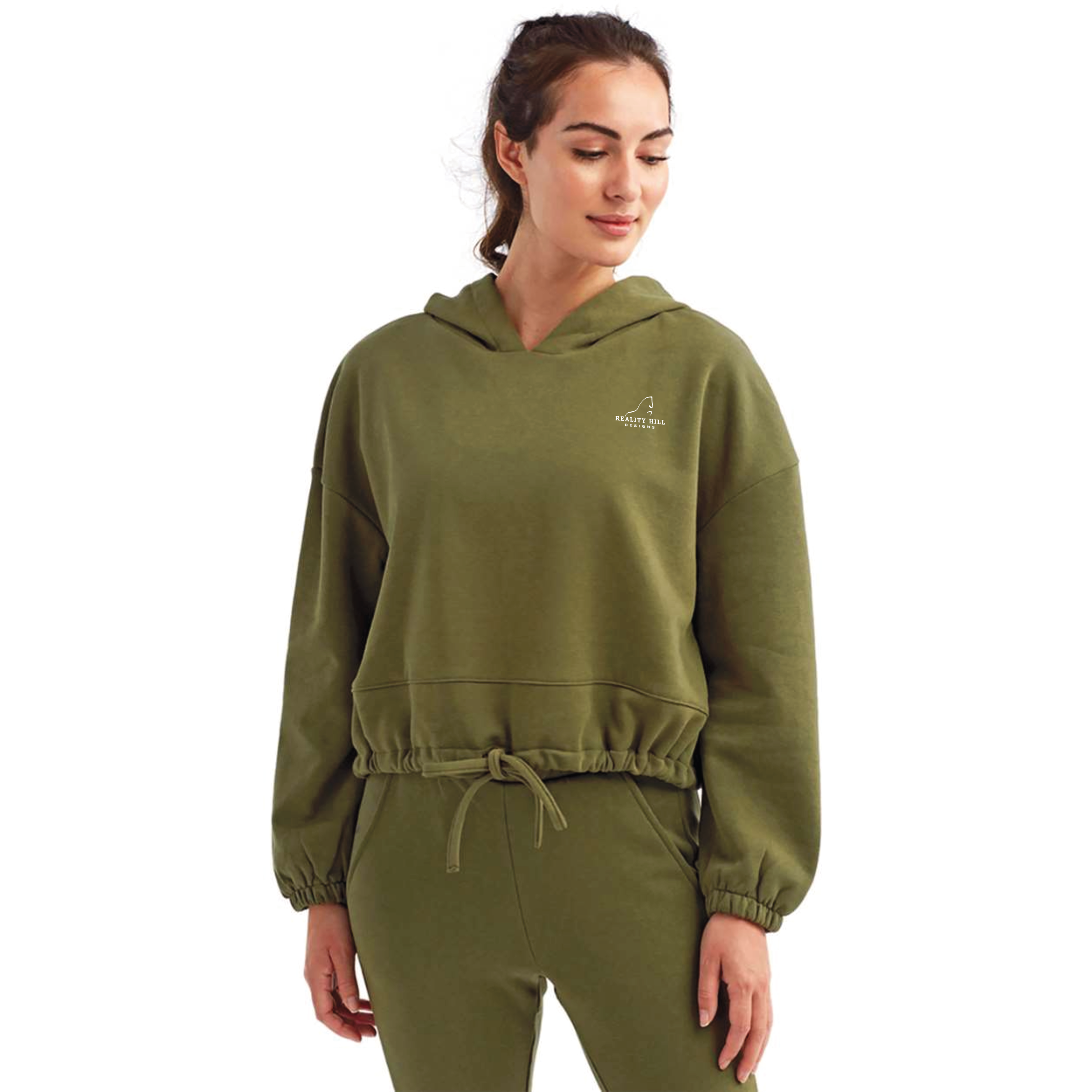 Women's TriDri Cropped Maria Hooded Sweatshirt