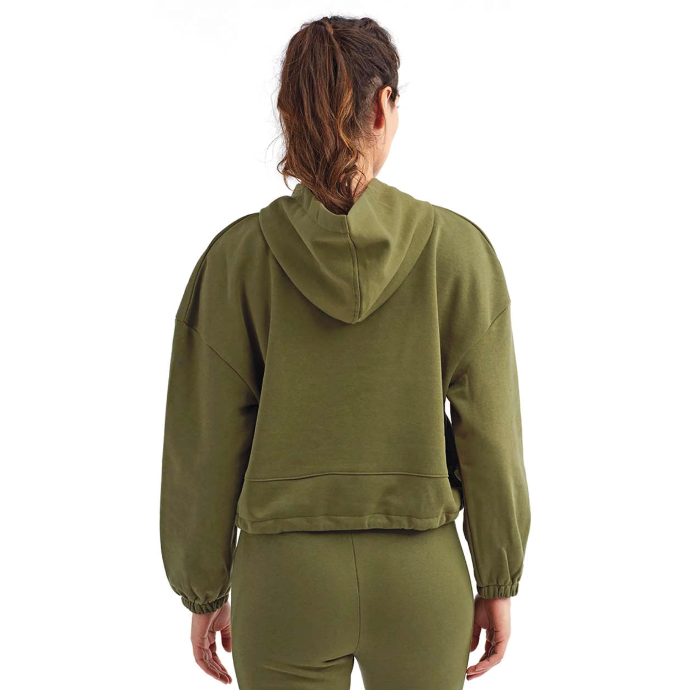 Women's TriDri Cropped Maria Hooded Sweatshirt