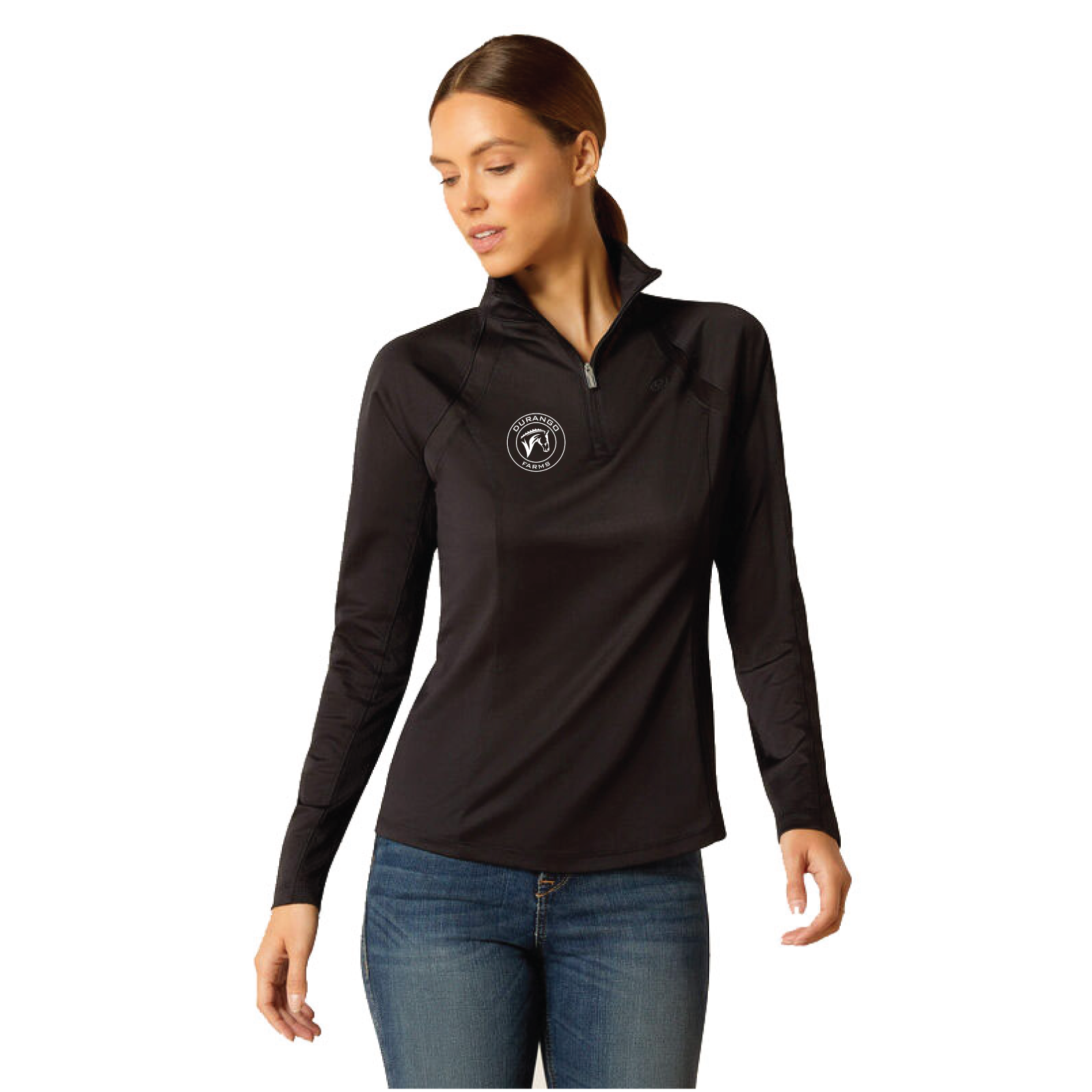 Durango Farms Women's Ariat Sunstopper 1/4 Zip Baselayer