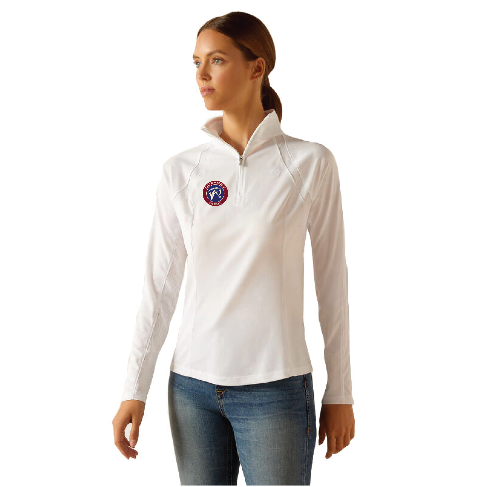 Durango Farms Women's Ariat Sunstopper 1/4 Zip Baselayer