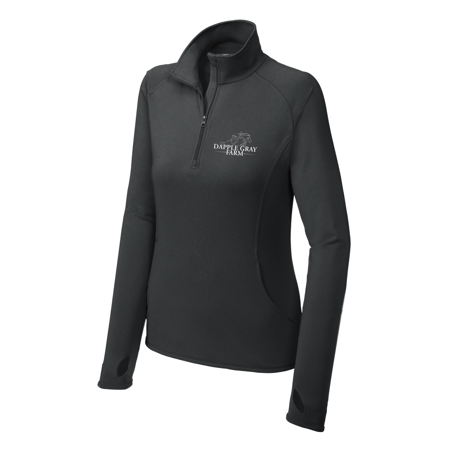 Dapple Gray Farm Women's Sport-Tek Sport-Wick Stretch 1/4 Zip Pullover
