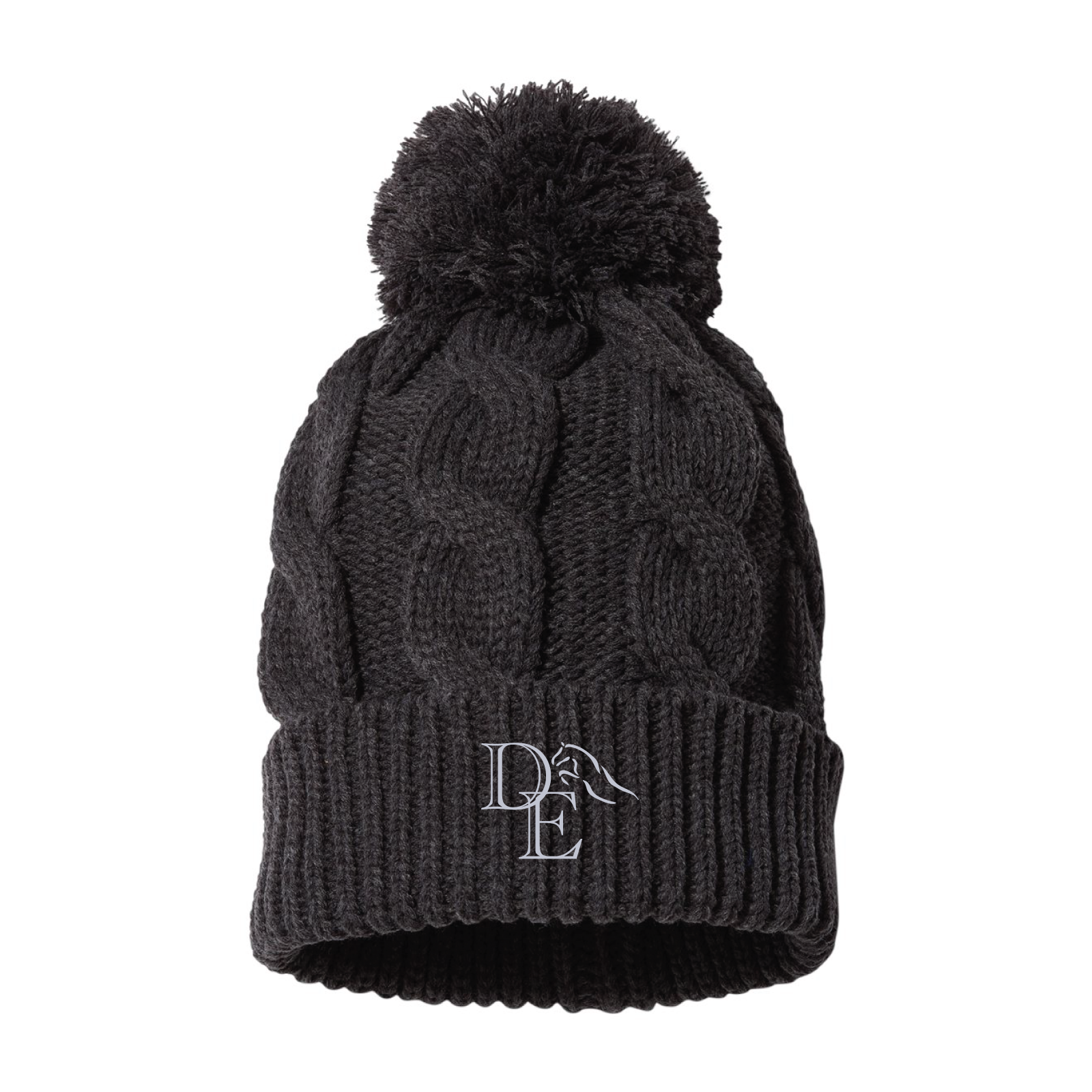Delacreme Equestrian Chunk Twist Cuffed Beanie