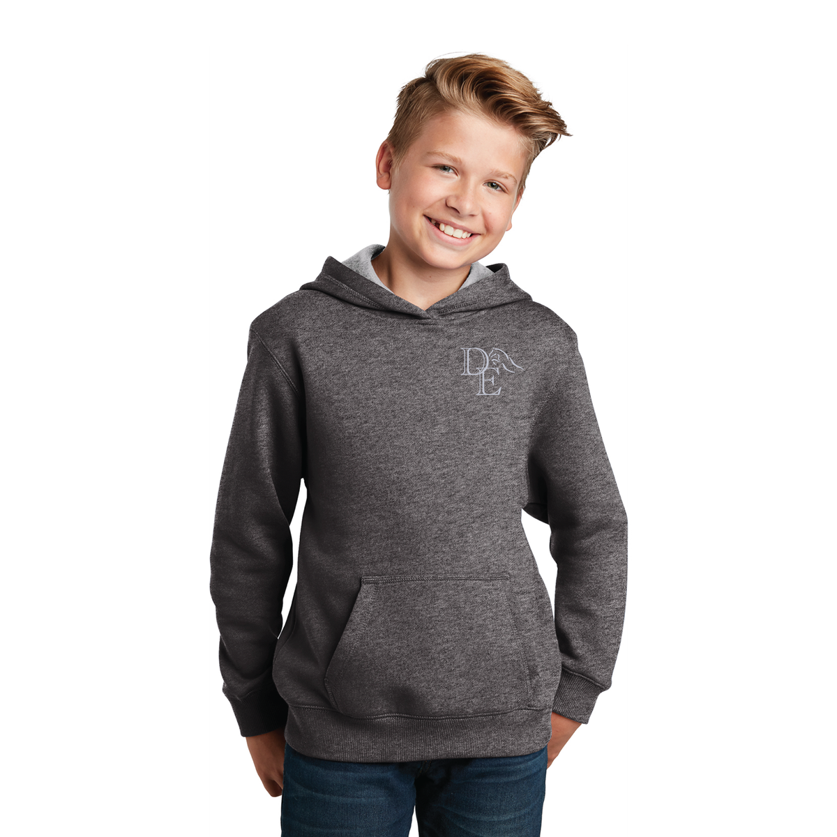 Delacreme Equestrian Youth Sport-Tek Pullover Hooded Sweatshirt