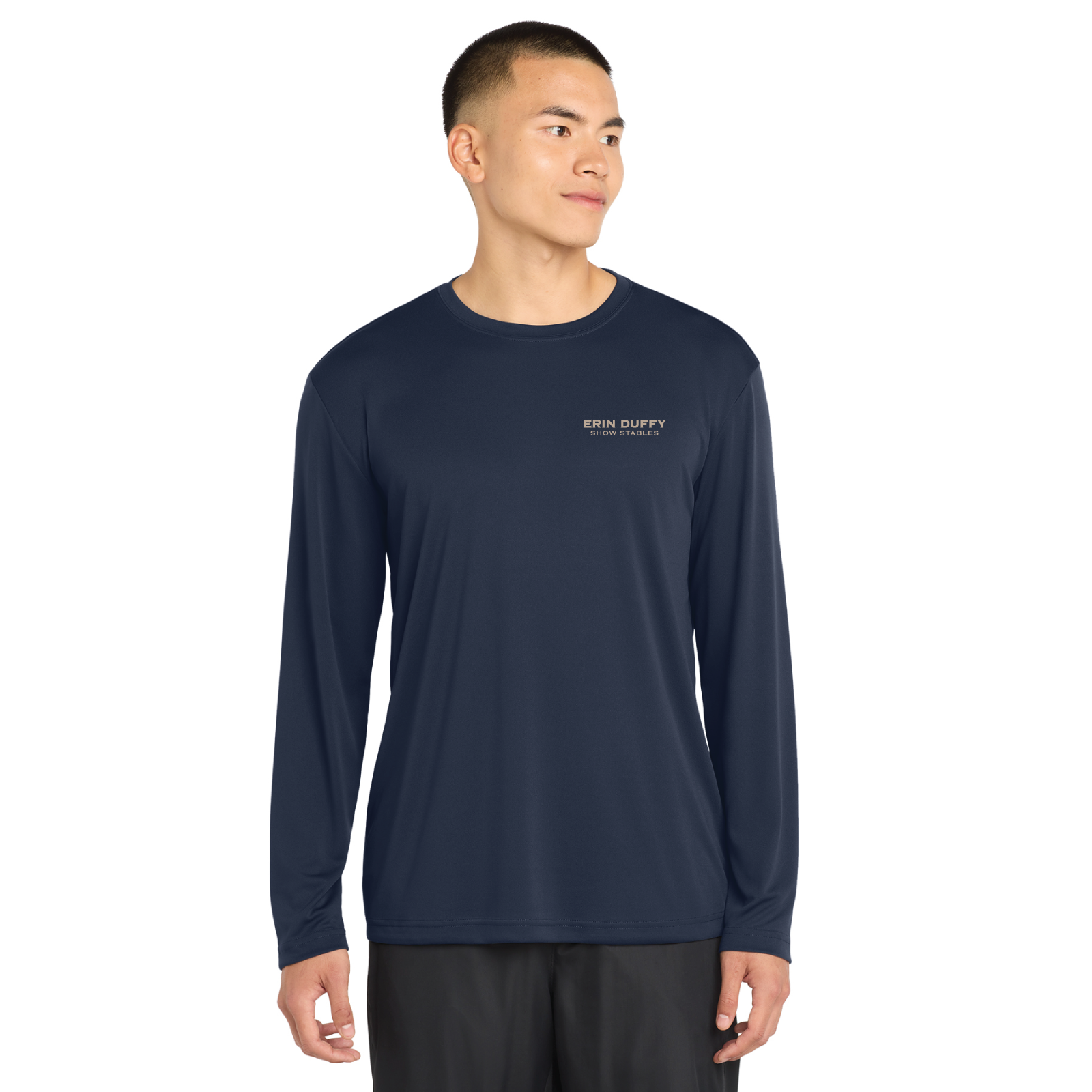Erin Duffy Show Stables Men's Sport-Tek Long Sleeve PosiCharge Competitor Tee