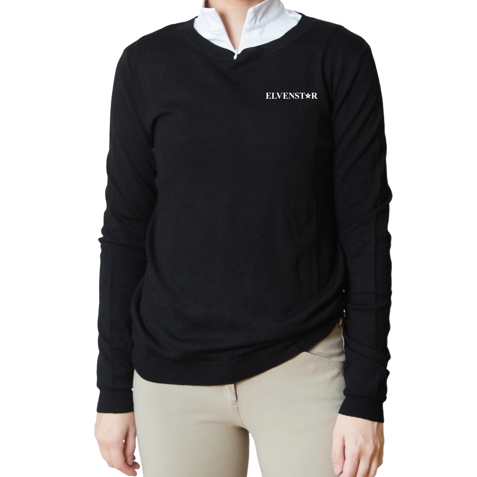 Elvenstar Women's TKEQ Essential Crewneck Sweater
