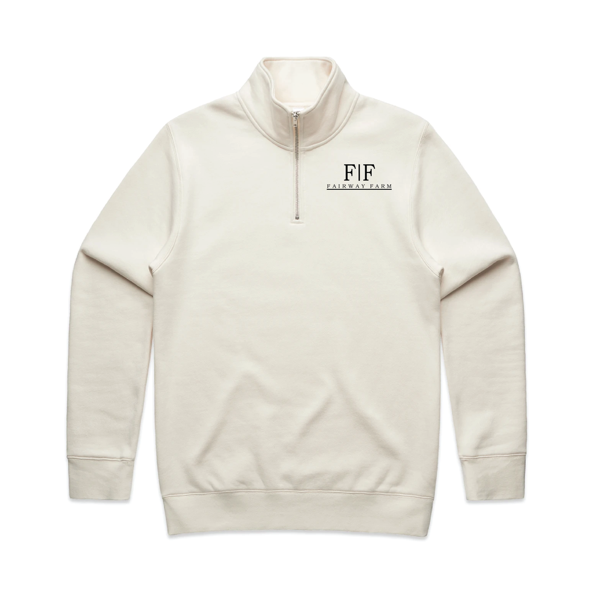 Fairway Farm Men's AS Colour Stencil Half Zip Crew