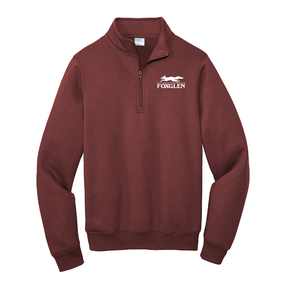 Foxglen Unisex Port & Company Core Fleece 1/4 Zip Pullover Sweatshirt