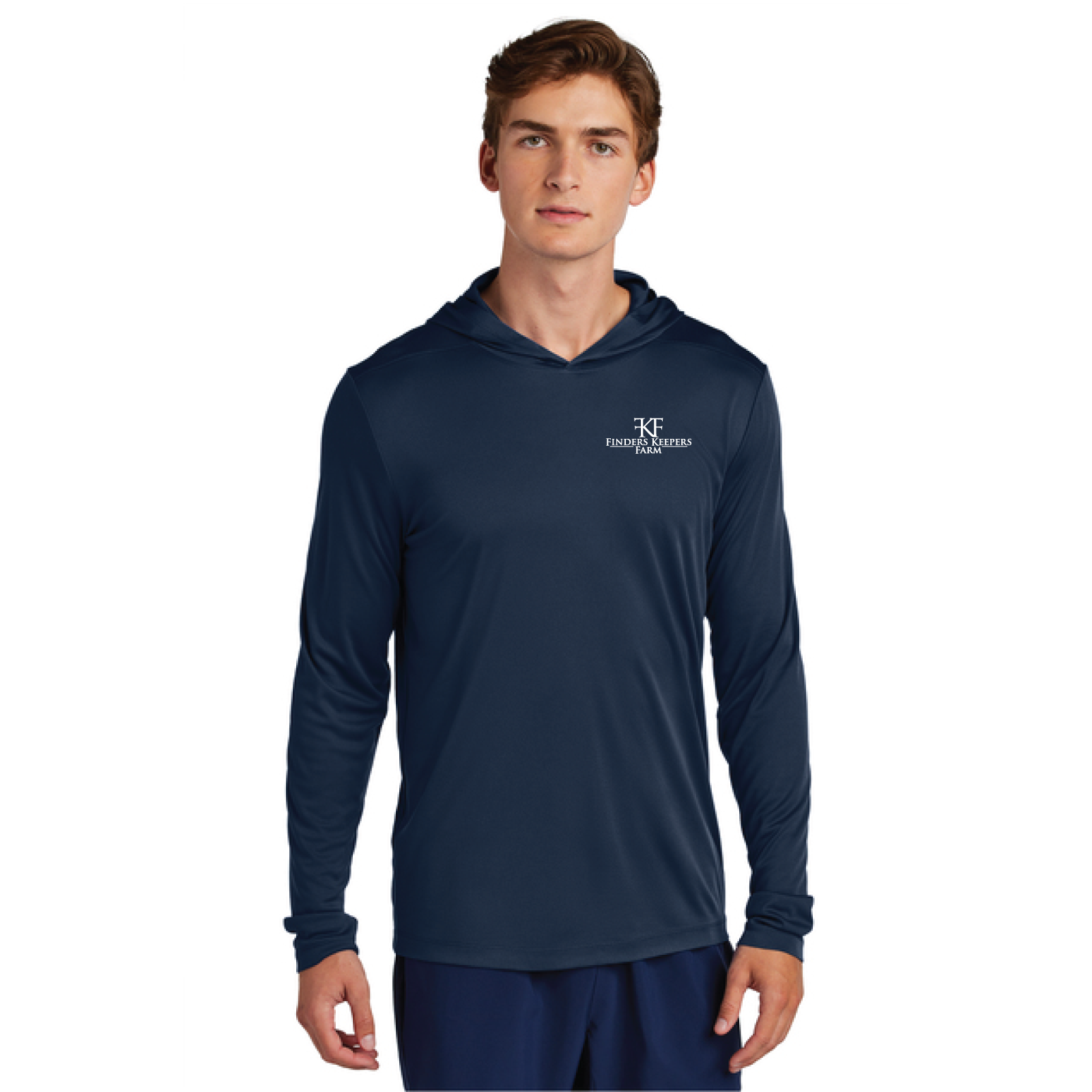 Finders Keepers Farm Sport-Tek Men's Posi-UV Pro Long Sleeve Hoodie
