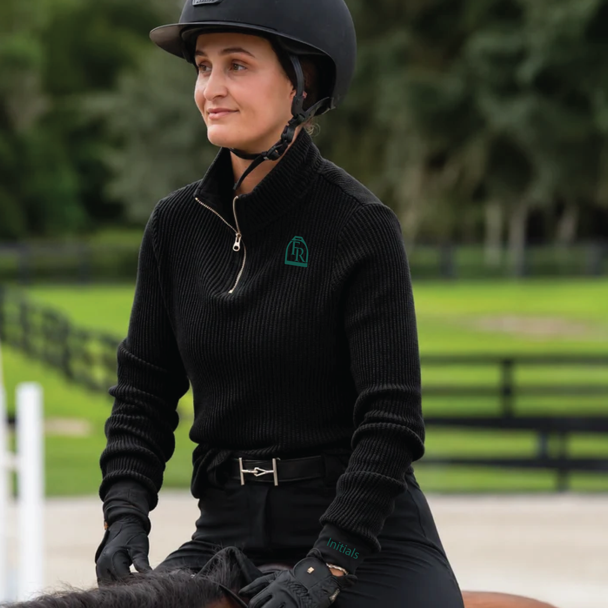 Findlay's Ridge Euphoric Equestrian Good Mood 1/4 Zip Waffle