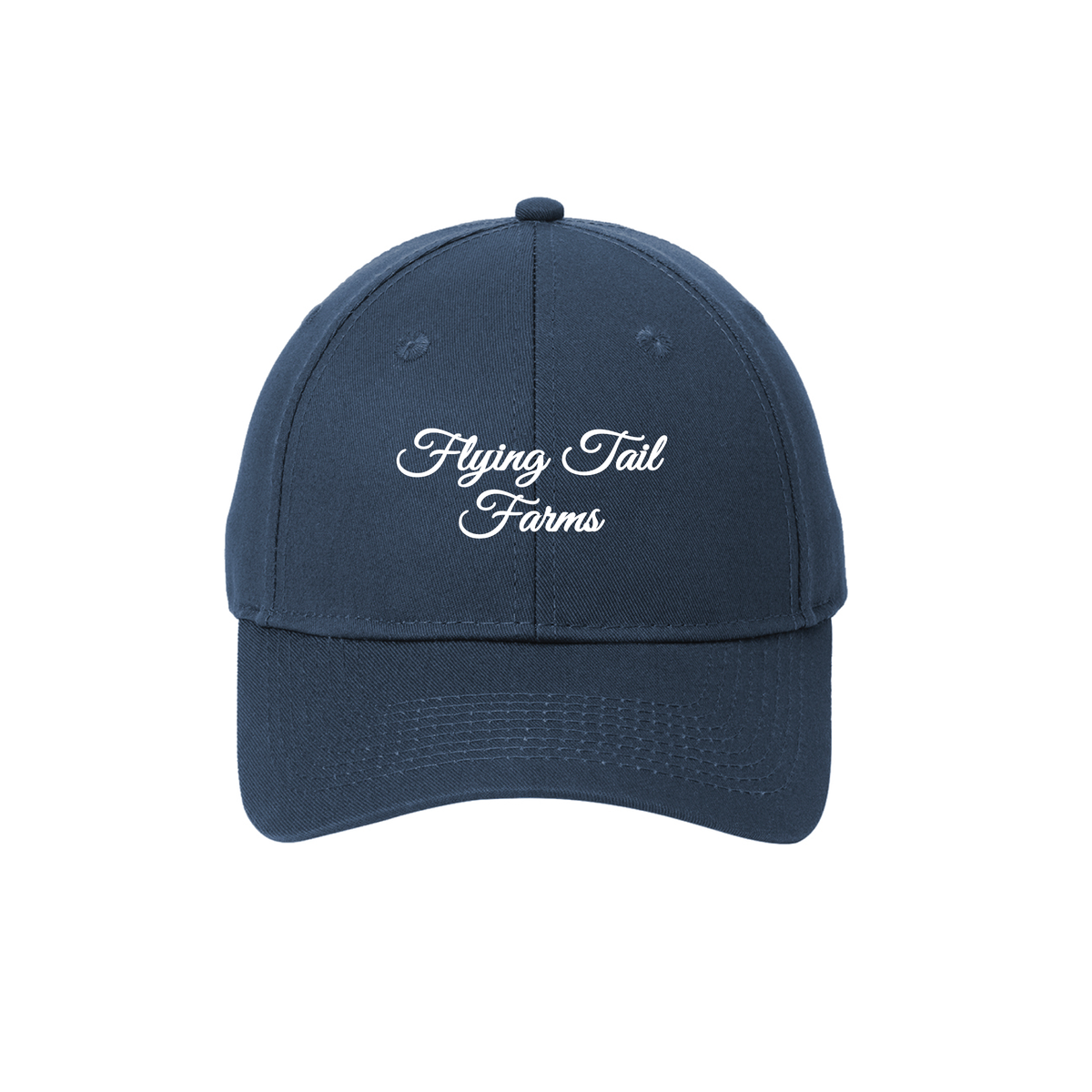 Flying Tail Farms Port Authority 6-Panel Twill Cap