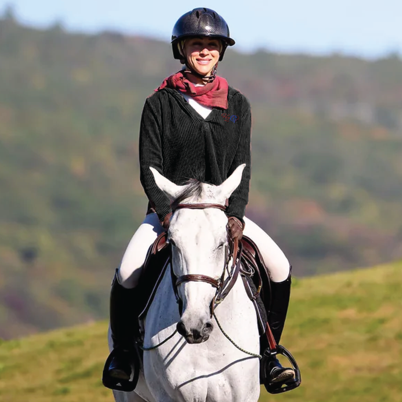 Hart 2 Hart Euphoric Equestrian Cali Waffle Hoodie