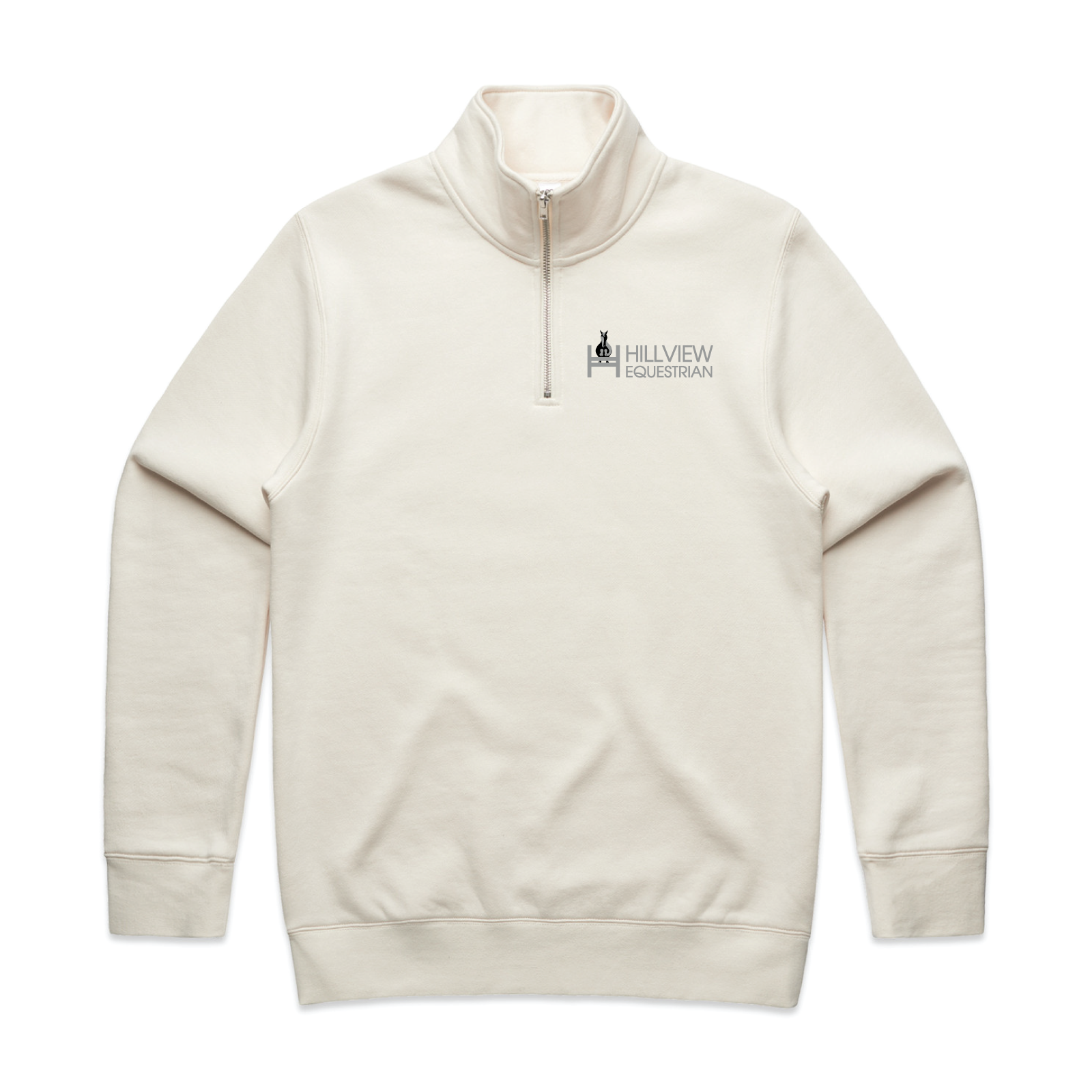 HIllview Equestrian Men's AS Colour Stencil Half Zip Crew