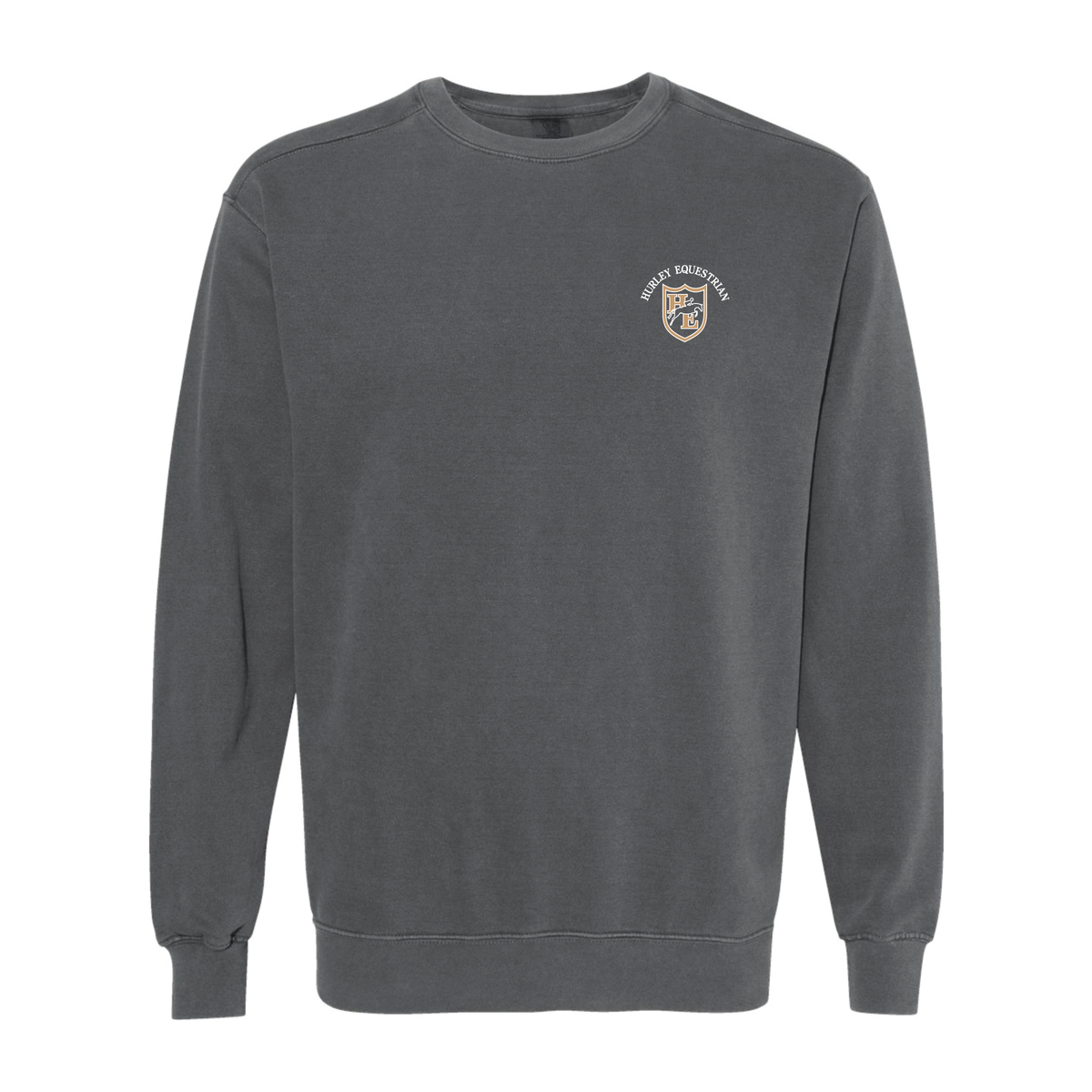 Hurley Equestrian Unisex Comfort Colors Garment Dyed Crewneck