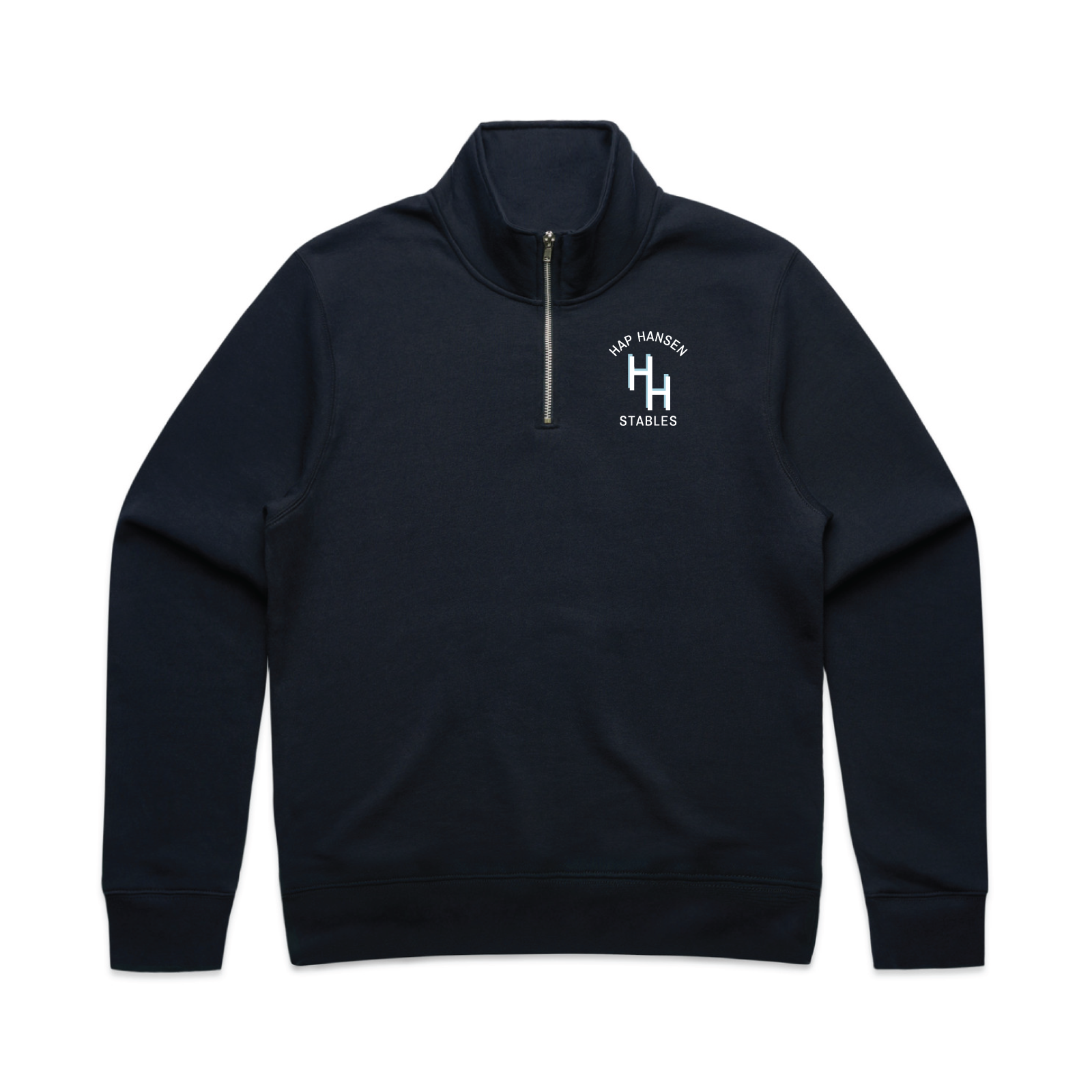Hap Hansen Stables Women's AS Colour Stencil Half Zip Crew