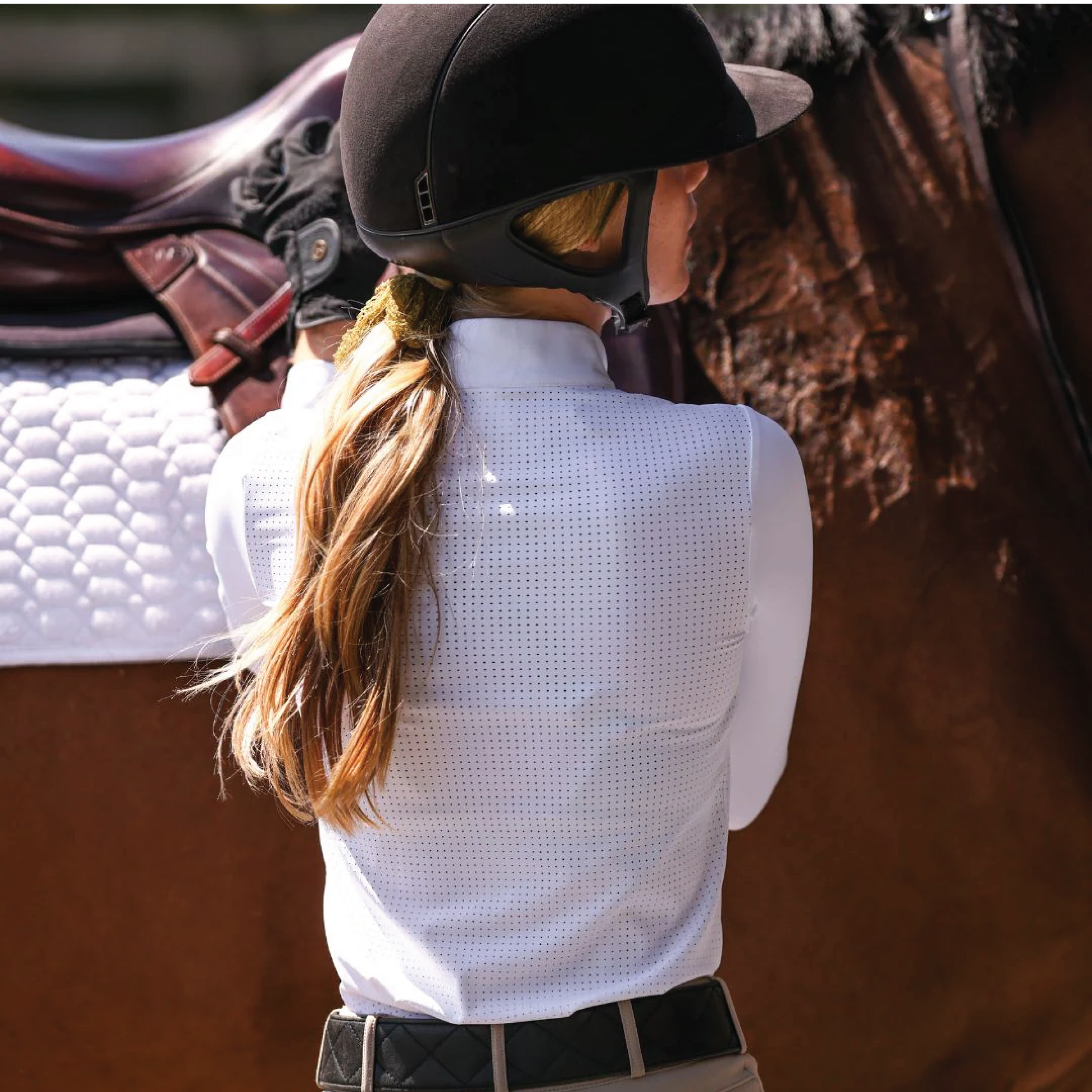 Highland Farm Women's TKEQ 'Logan' Perforated Competition Top