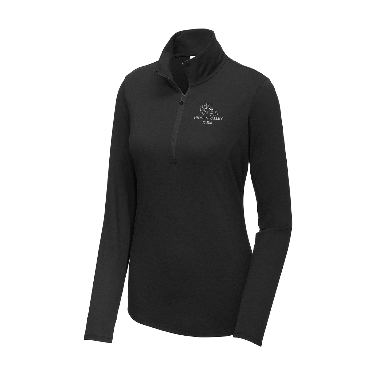 Hidden Valley Farm Women's Sport-Tek PosiCharge Tri-Blend Wicking 1/4 Zip Pullover