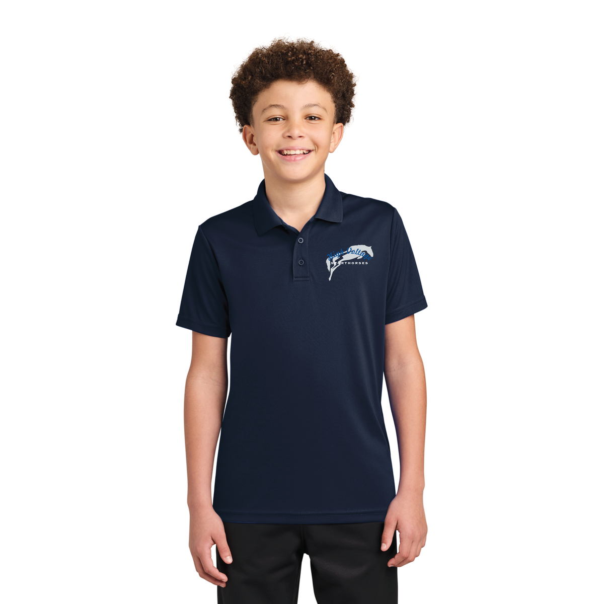 High Voltage Sporthorses Youth Sport-Tek PosiCharge Competitor Polo