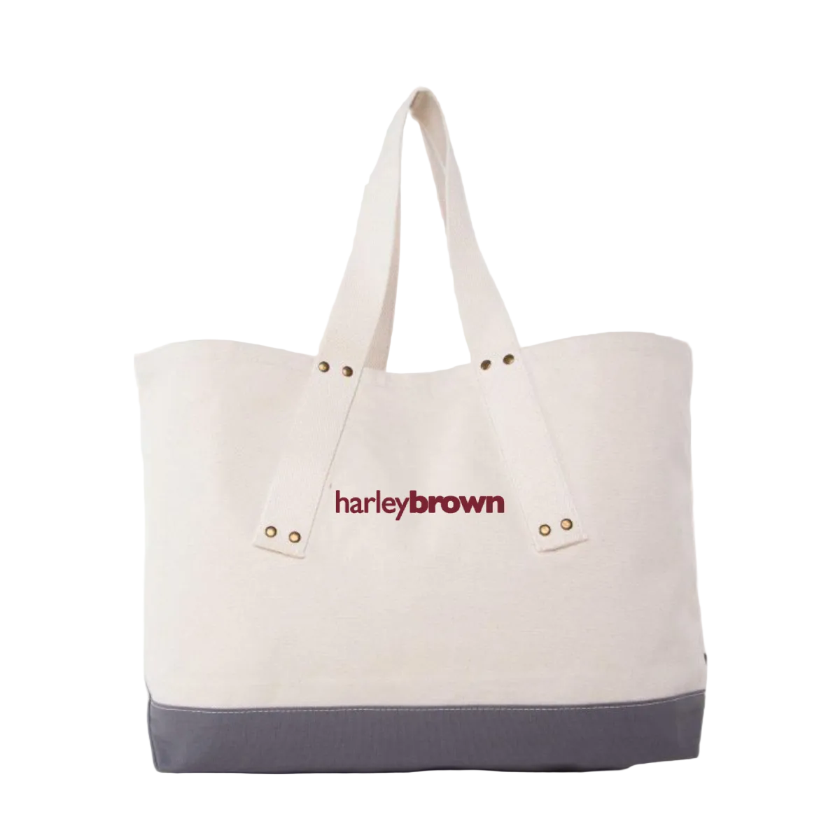 Harley Brown Equestrian CB Station Grommet Tote Bag